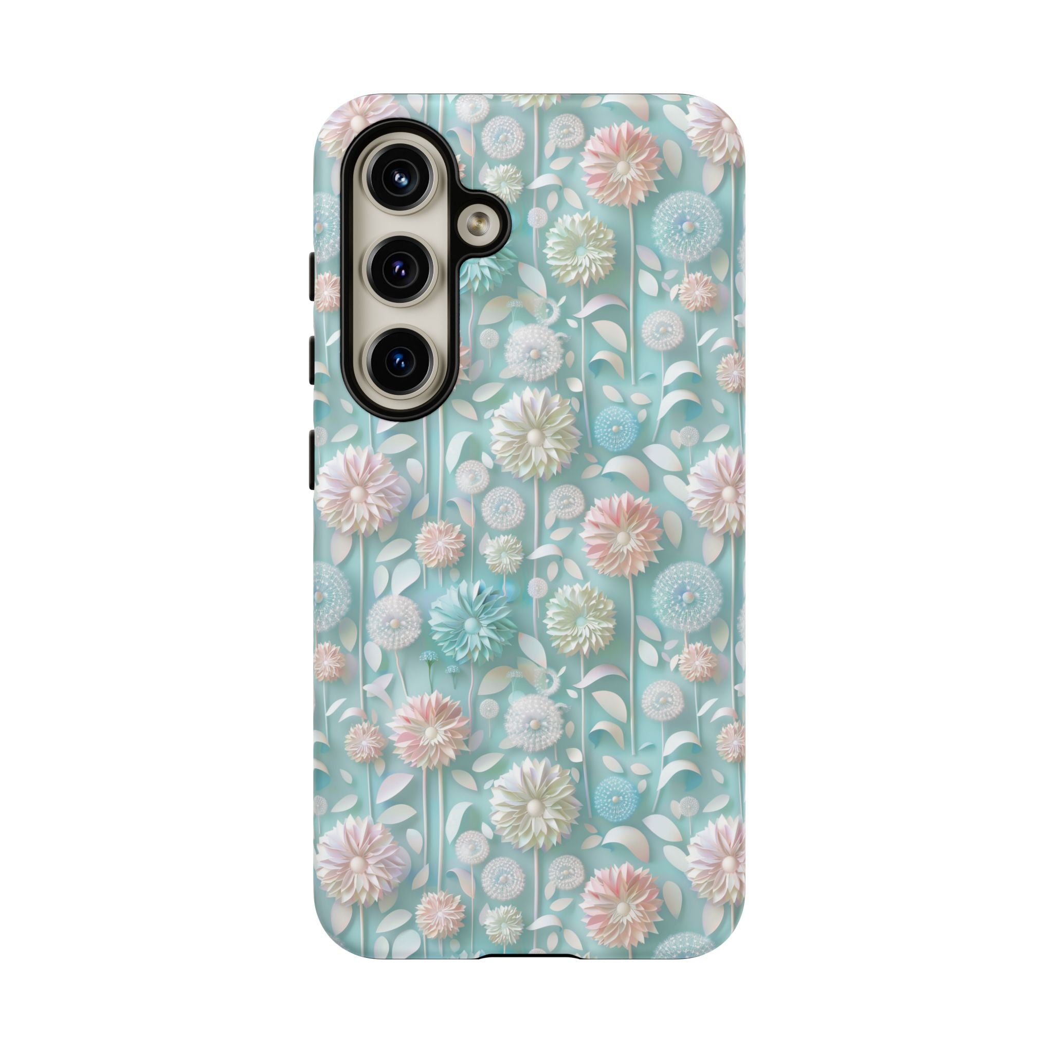 Pastel Floral Phone Case for iPhone & Samsung | Elegant and Slim Design with Shockproof Protection | Durable, Scratch-Resistant, and Lightweight | Stylish Accessory