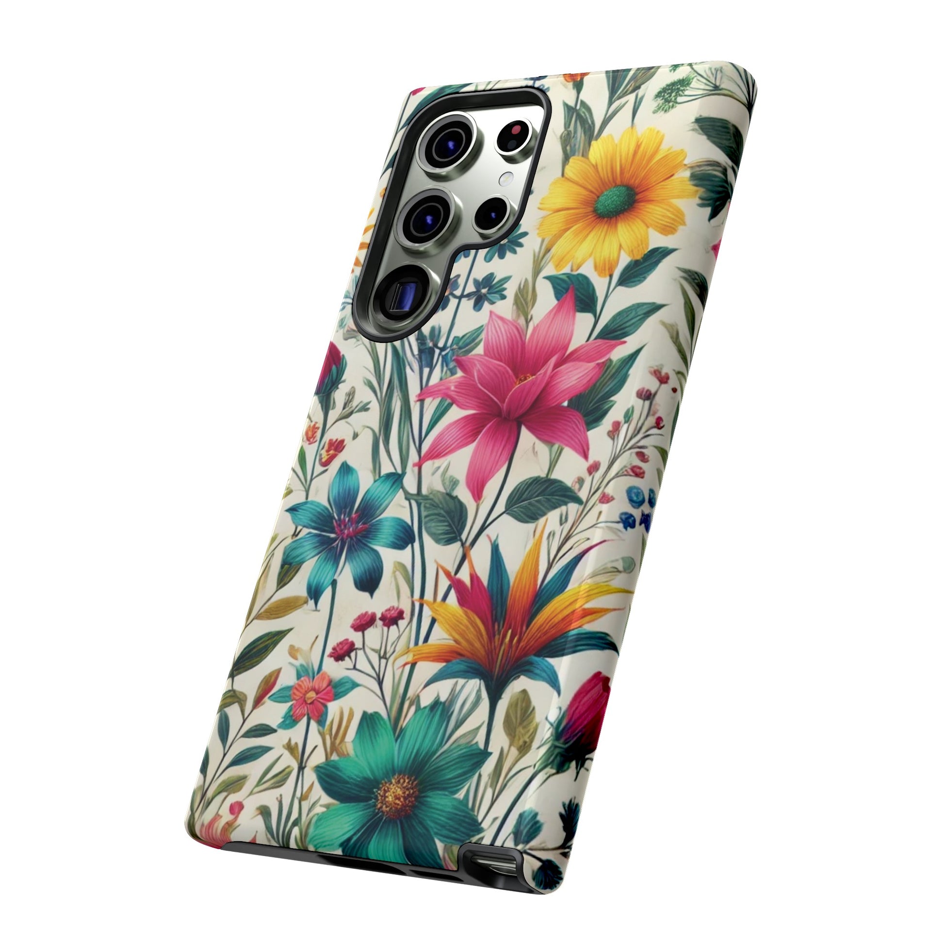 Wildflowers Boho Chic Design Phone Case - Stylish, Protective Cover for All Models Gift for Mom Accessory Gift for Her
