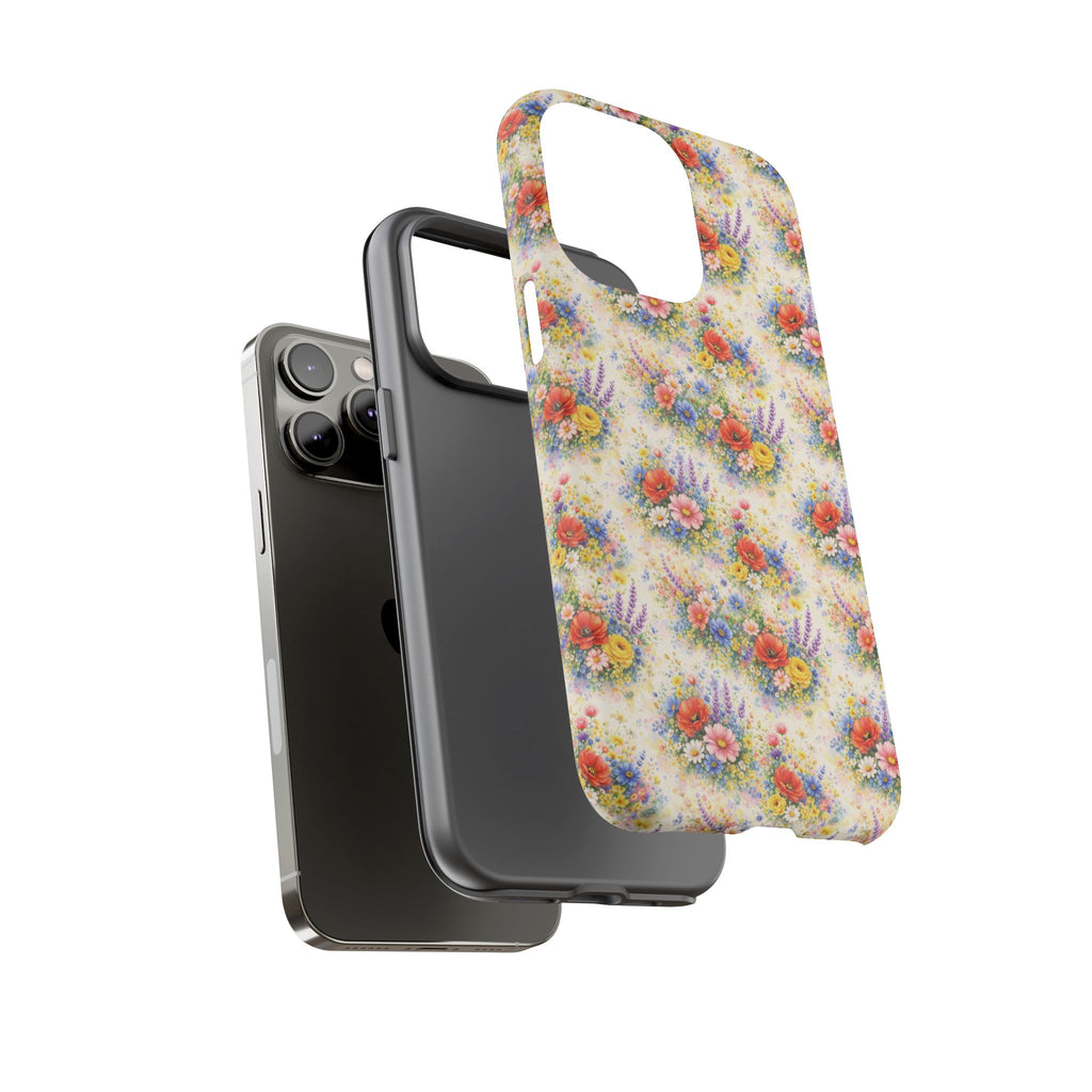 Watercolor Wildflowers Phone Case — Tough Cases