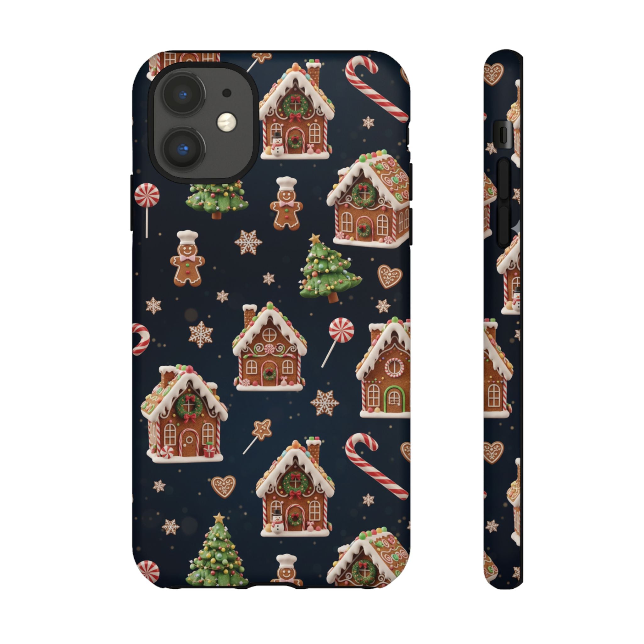 3D Gingerbread House Christmas Phone Case | Premium Holiday Gift Cover for iPhone 17, iPhone, and Samsung Galaxy Gift for Her or Him