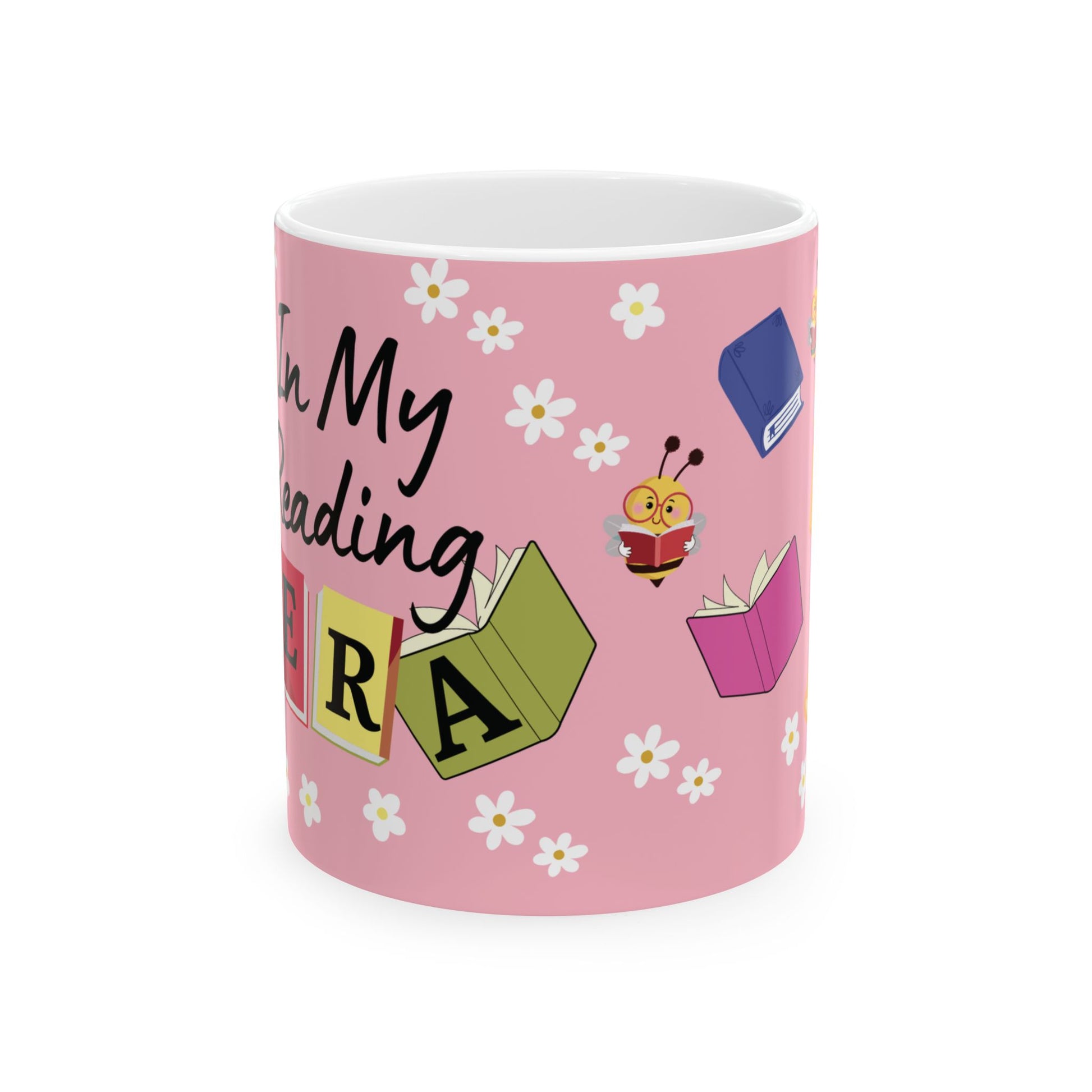 In My Reading Era Coffee Mug – 11oz & 15oz | Book Lover Gift, Cute Literary Mug, Cozy Reading Mug, Bookish Gift, Aesthetic Coffee Cup for Readers
