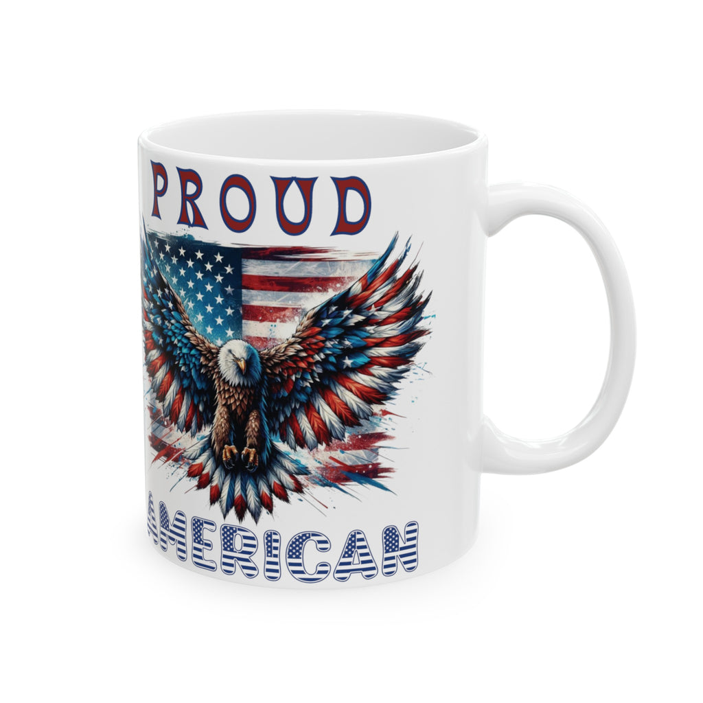 Patriotic American Flag and Eagle Coffee Mug Celebrate Freedom Perfect for Veterans, Patriots, and Proud Americans Ceramic Mug Coffee Ceramic Mugs Perfect for Your Morning Brew - MRSBYVALLE