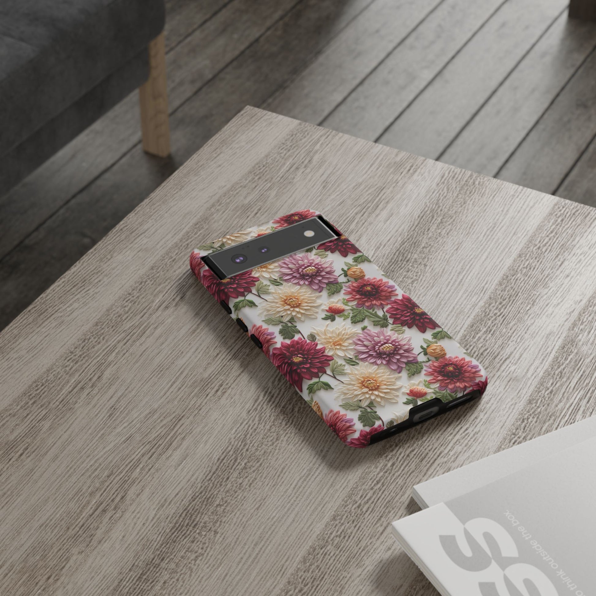Floral Fall Phone Case for iPhone 16 pro15 14 13 12  21 23 Samsung, and Pixel | Stylish Protective Cover Gift for Her Perfect for Floral Lover - MRSBYVALLE