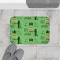 Tapis de bain chrétien avec citations de Jésus et versets bibliques – Antidérapant, absorbant, lavable en machine, mousse à mémoire de forme douce, décoration de foi pour salles de bain à domicile Confort à la maison