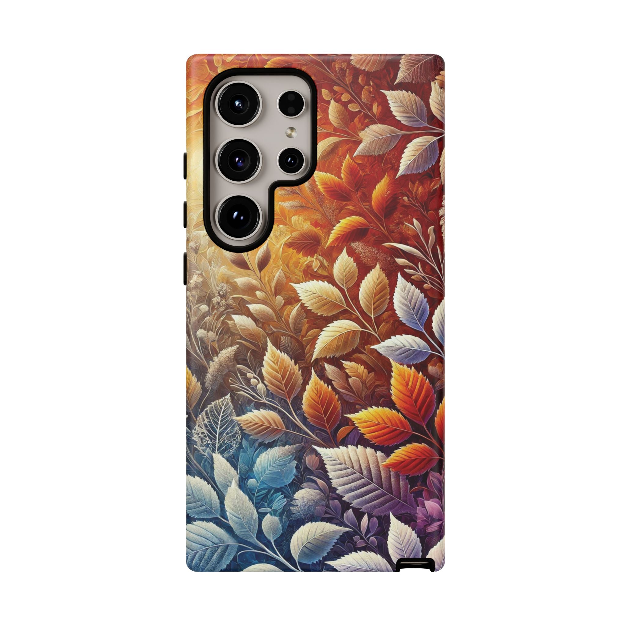 Beautiful Colorful Leaves Phone Case Vibrant Autumn Design for iPhone & Samsung, Durable Protection with Eye Catching Style, Perfect for Nature Lovers & Seasonal Charm Gift for Her