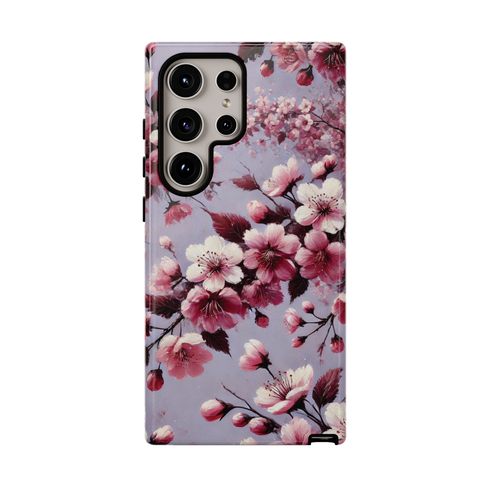 Lavender Floral Fall Phone Case for iPhone 16 pro15 14 13 12  21 23 Samsung, and Pixel | Stylish Protective Cover Gift for Her Perfect for Floral Lover