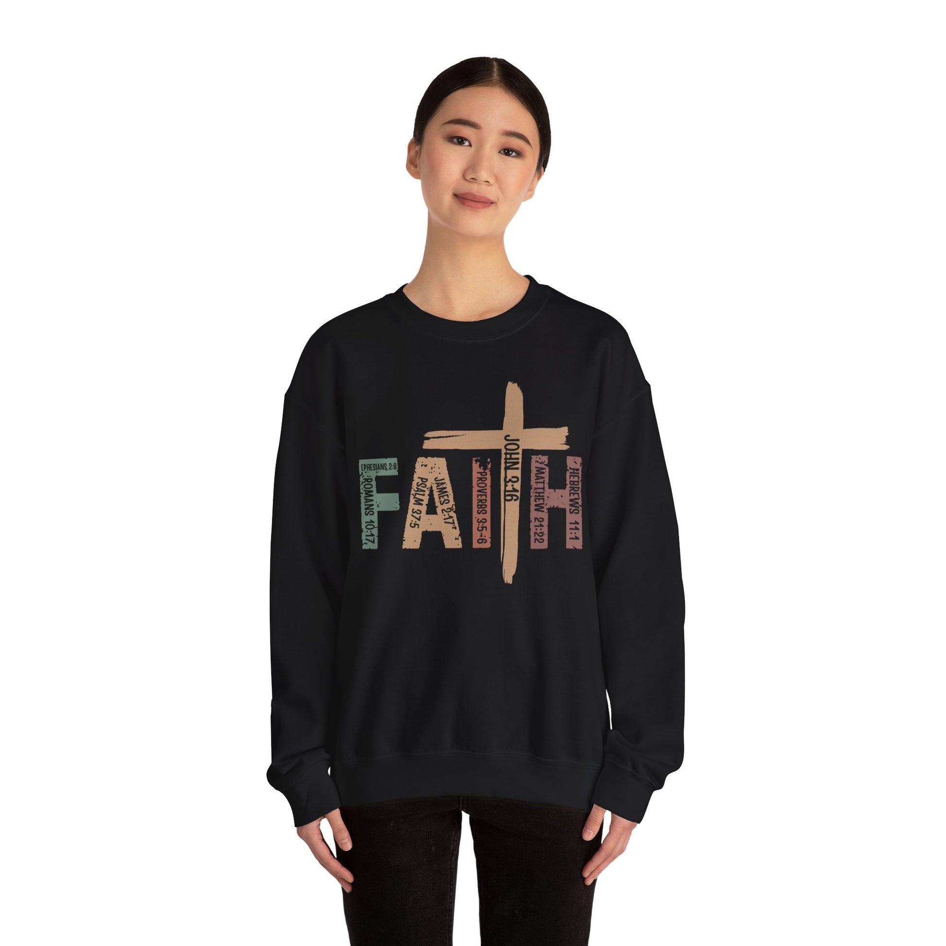Walk by Faith Sweatshirt  Comfortable Christian Apparel, Perfect Gift Idea Perfect Gift for Christian