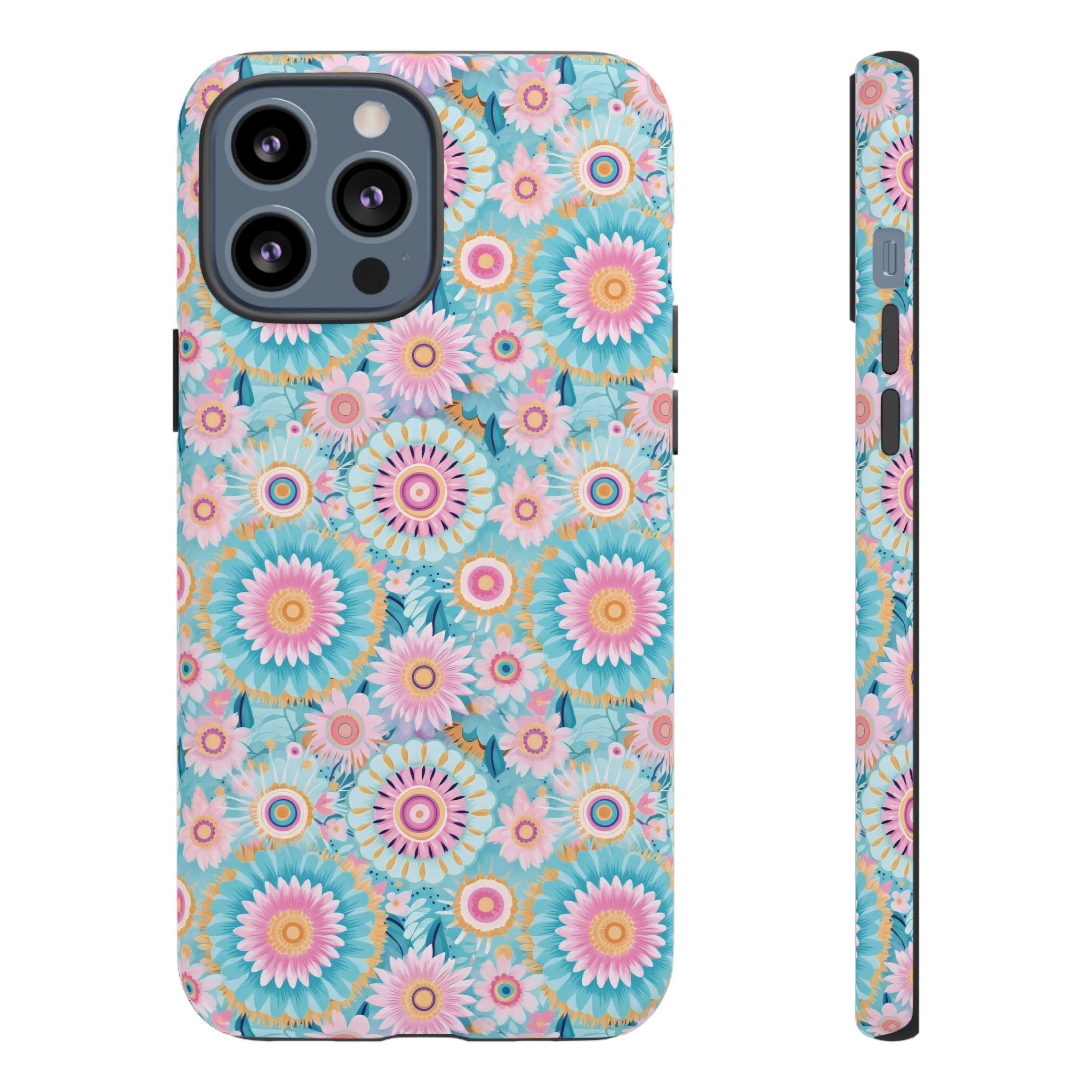 Boho Modern Watercolor Abstract Phone Case Compatible with iPhone, Samsung & More - Stylish, Durable Protection with Vibrant Artistic Design Perfect Gift for Her