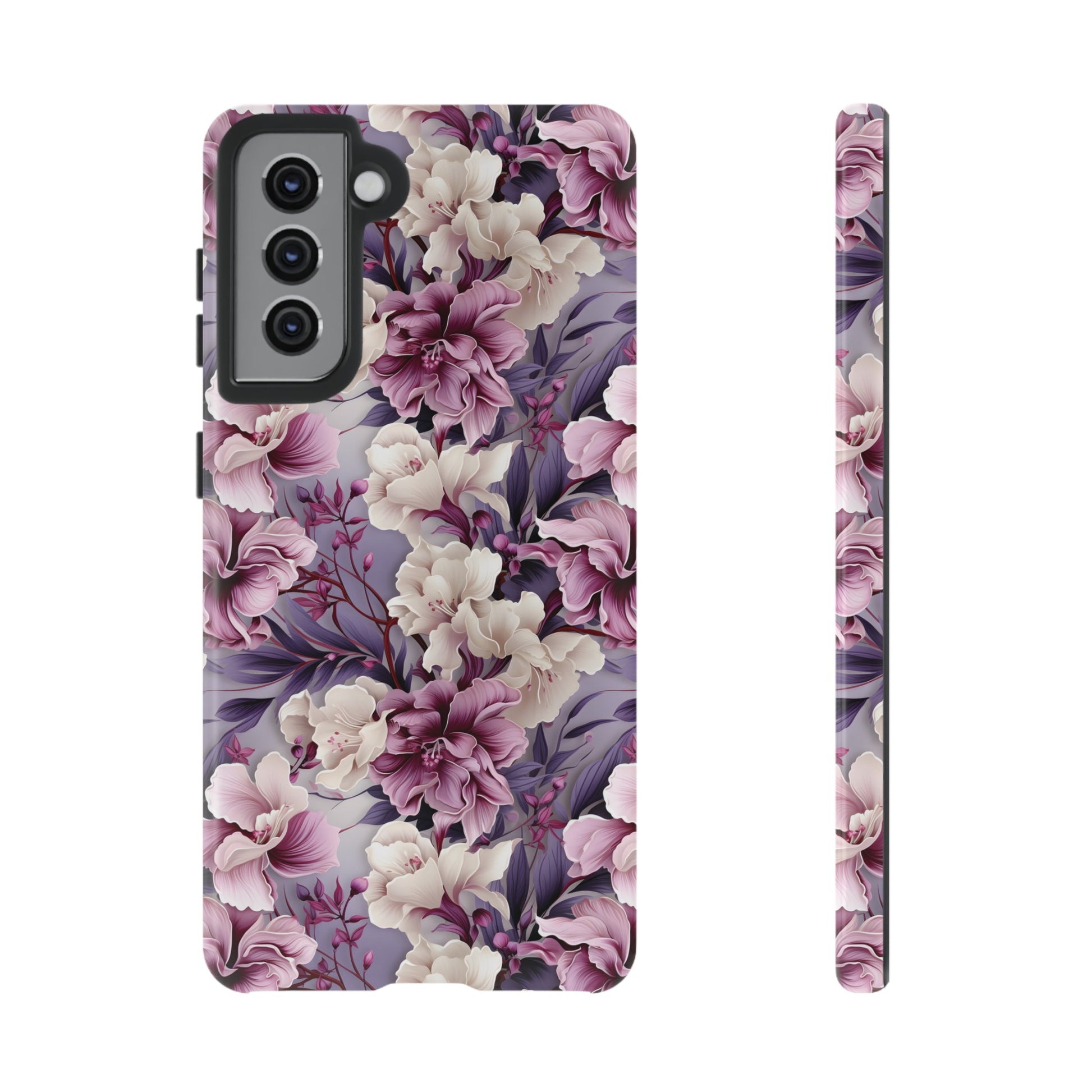 Lavender Flowers Protective Phone Case Gift for Her Phone 15, Samsung iPhone Samsung Gift for Her Case iPhone 15, Samsung
