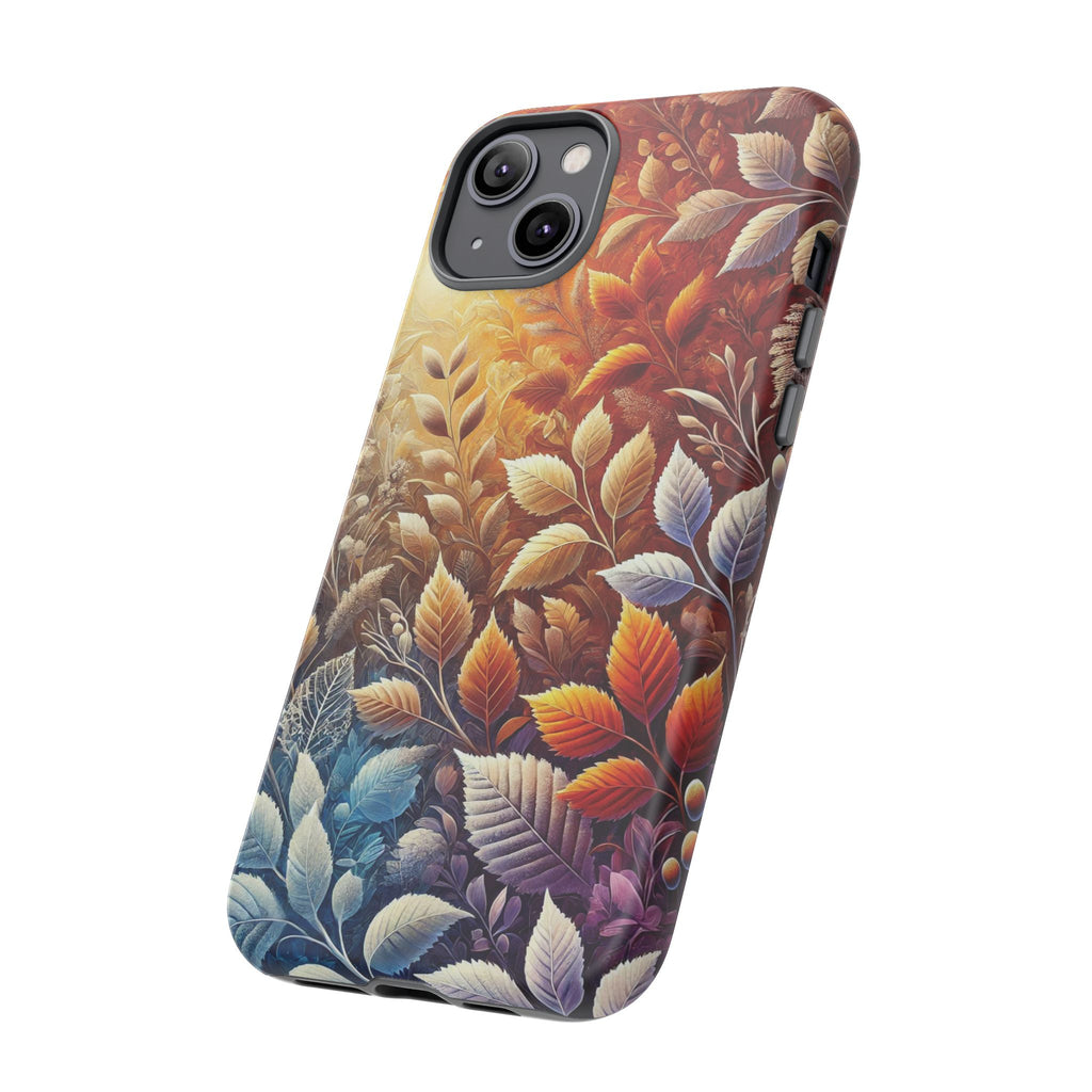 Beautiful Colorful Leaves Phone Case Vibrant Autumn Design for iPhone & Samsung, Durable Protection with Eye Catching Style, Perfect for Nature Lovers & Seasonal Charm Gift for Her