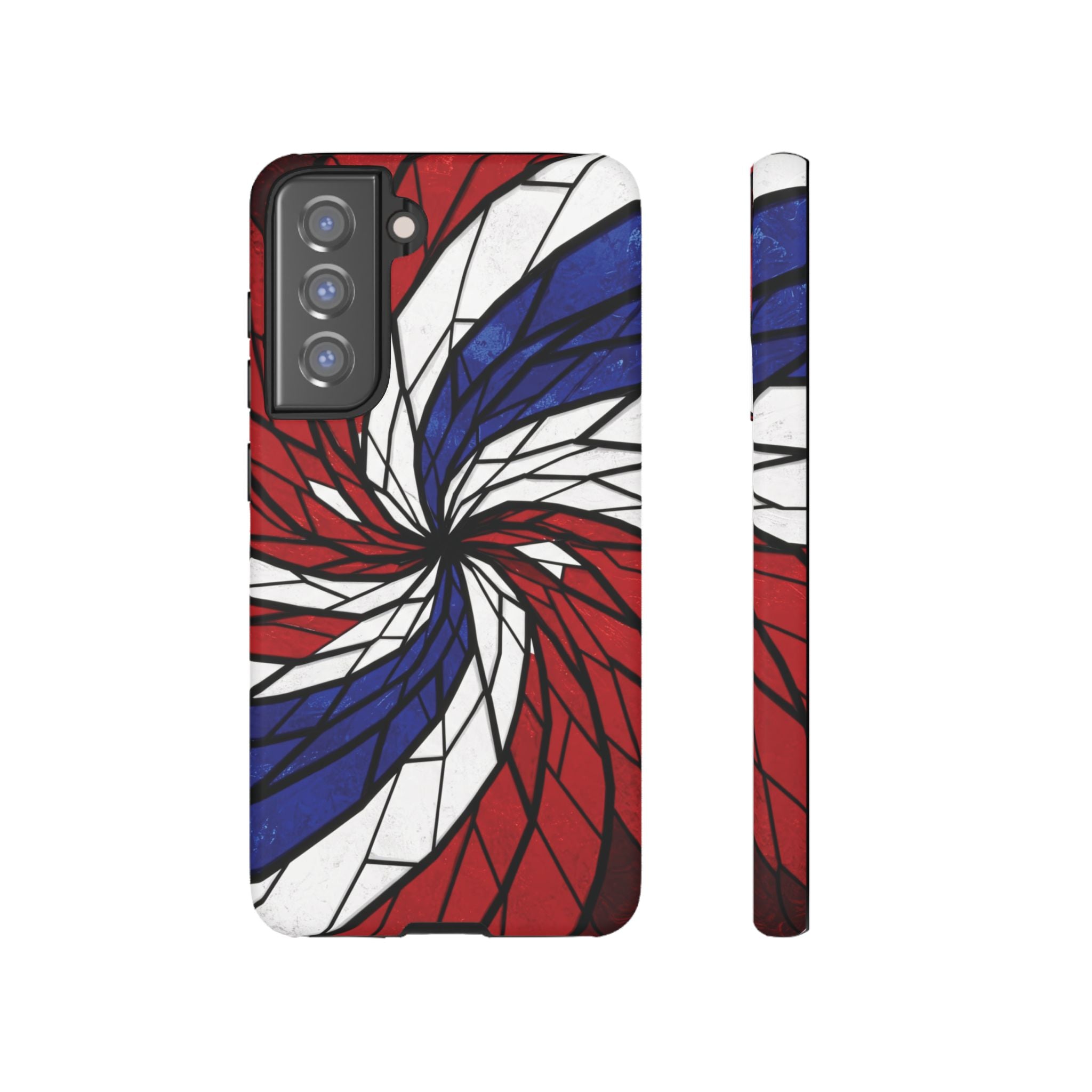Patriotic Red White & Blue Phone Case – USA Flag Design, Independence Day Gift, Protective Cover for iPhone, Samsung, Pixel