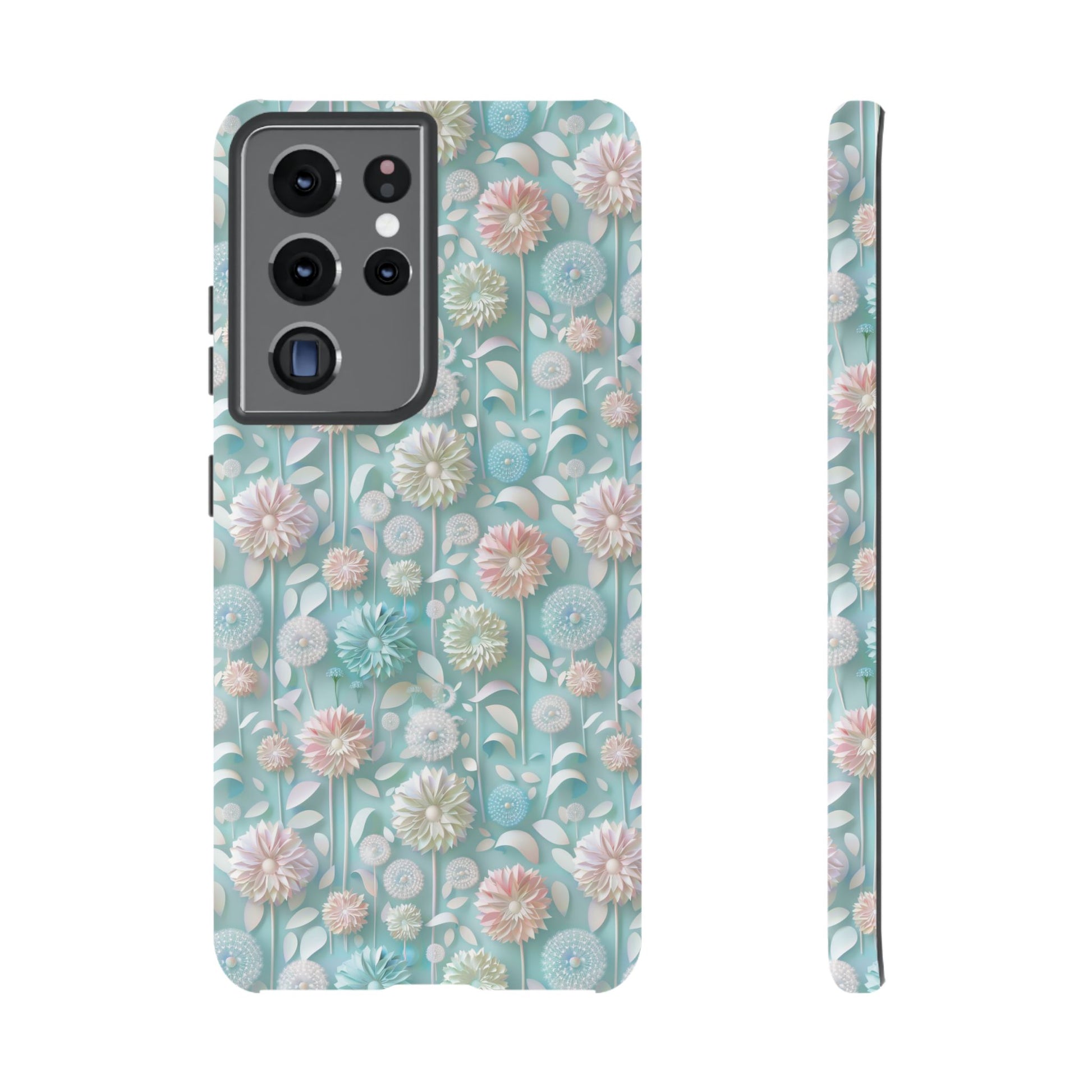 Pastel Floral Phone Case for iPhone & Samsung | Elegant and Slim Design with Shockproof Protection | Durable, Scratch-Resistant, and Lightweight | Stylish Accessory
