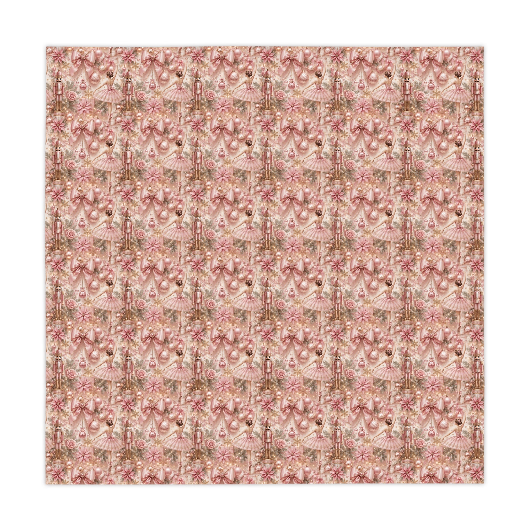 Tablecloth - Pink Nutcracker Ballet Elegant Christmas Decor