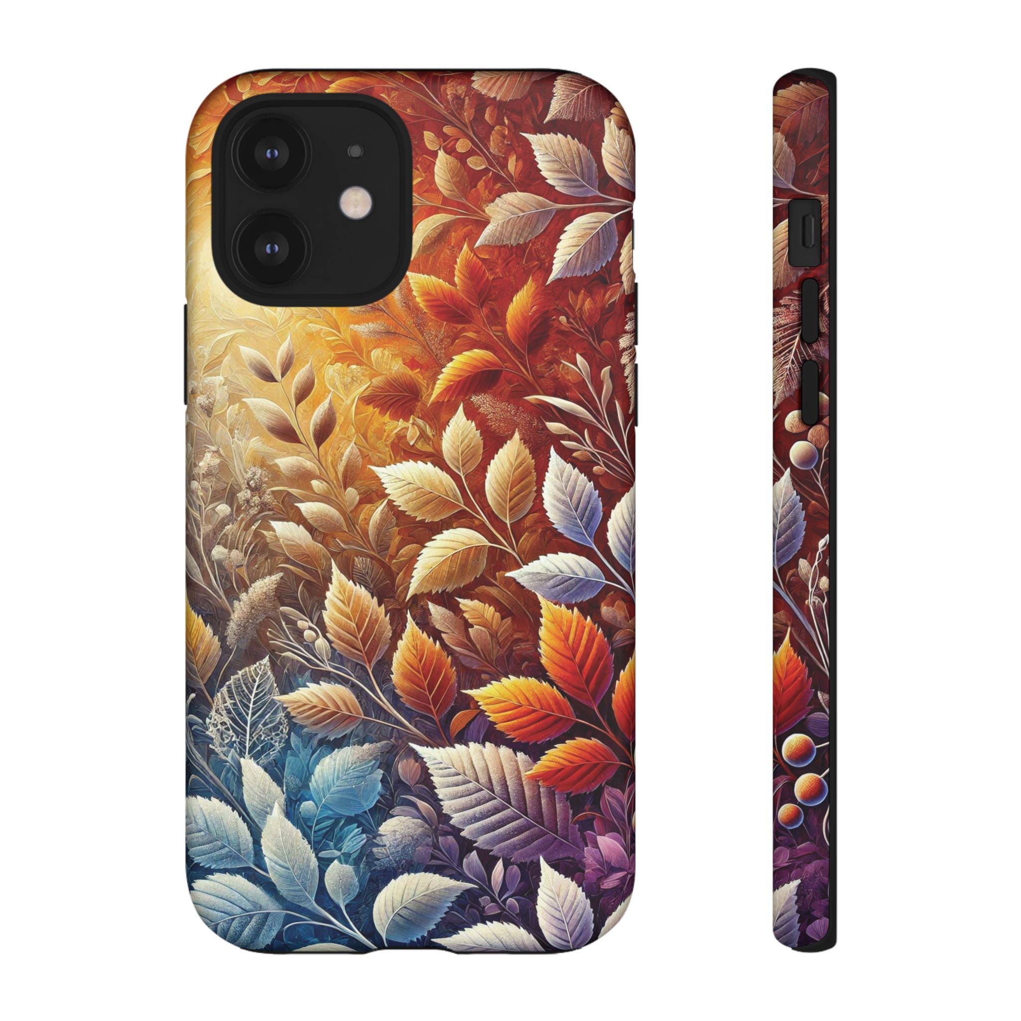 Beautiful Colorful Leaves Phone Case Vibrant Autumn Design for iPhone & Samsung, Durable Protection with Eye Catching Style, Perfect for Nature Lovers & Seasonal Charm Gift for Her