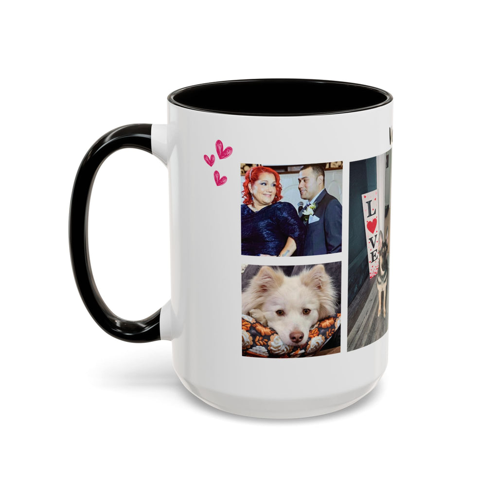 Personalized Photo Collage Coffee Mug, Custom Image Gift for Mom, Mother's Day Present, Colorful 15oz Cup, Birthday Mug, Custom Picture Mug Perfect Giift