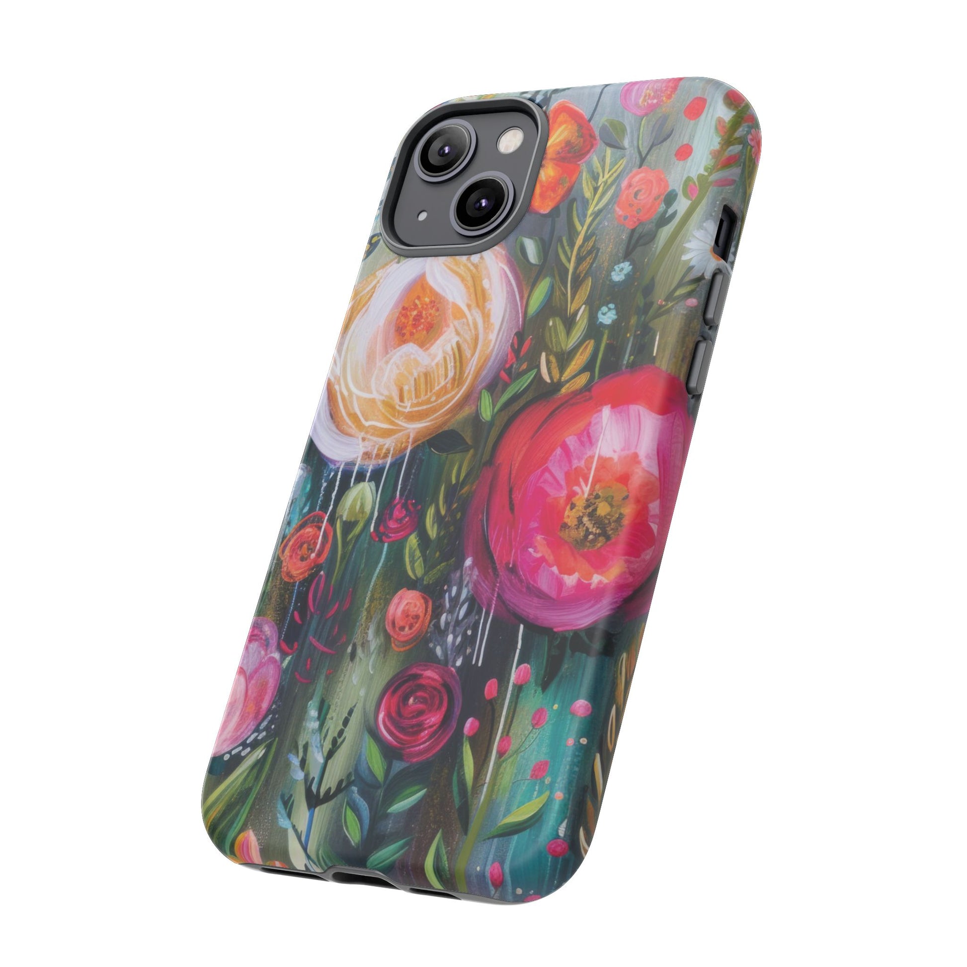 Watercolor Boho Floral Phone Case for iPhone 17 case Samsung, and Pixel | Stylish Protective Cover Gift for Her Perfect for Floral Lover