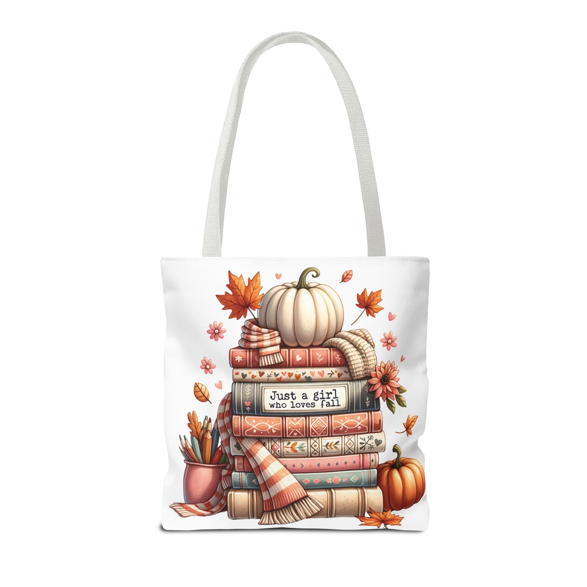 Fall Books Tote Bag - Autumn Accessory for Book Lovers - MRSBYVALLE