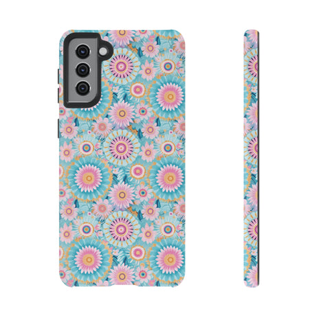 Boho Modern Watercolor Abstract Phone Case Compatible with iPhone, Samsung & More - Stylish, Durable Protection with Vibrant Artistic Design Perfect Gift for Her