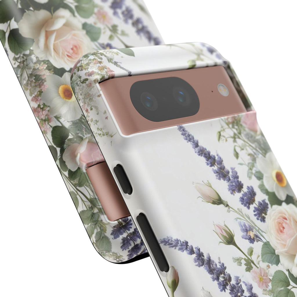 Boho Floral Fall Phone Case for iPhone 17,16  21 23 Samsung, and Pixel | Stylish Protective Cover Gift for Her Perfect for Floral Lover