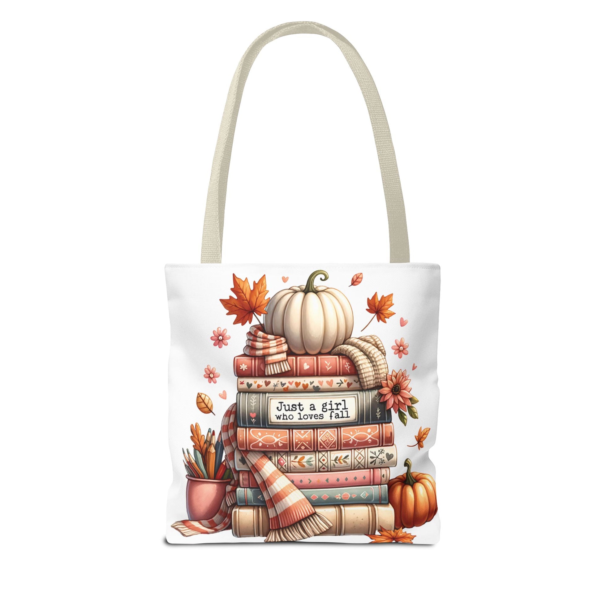 Fall Books Tote Bag - Autumn Accessory for Book Lovers - MRSBYVALLE
