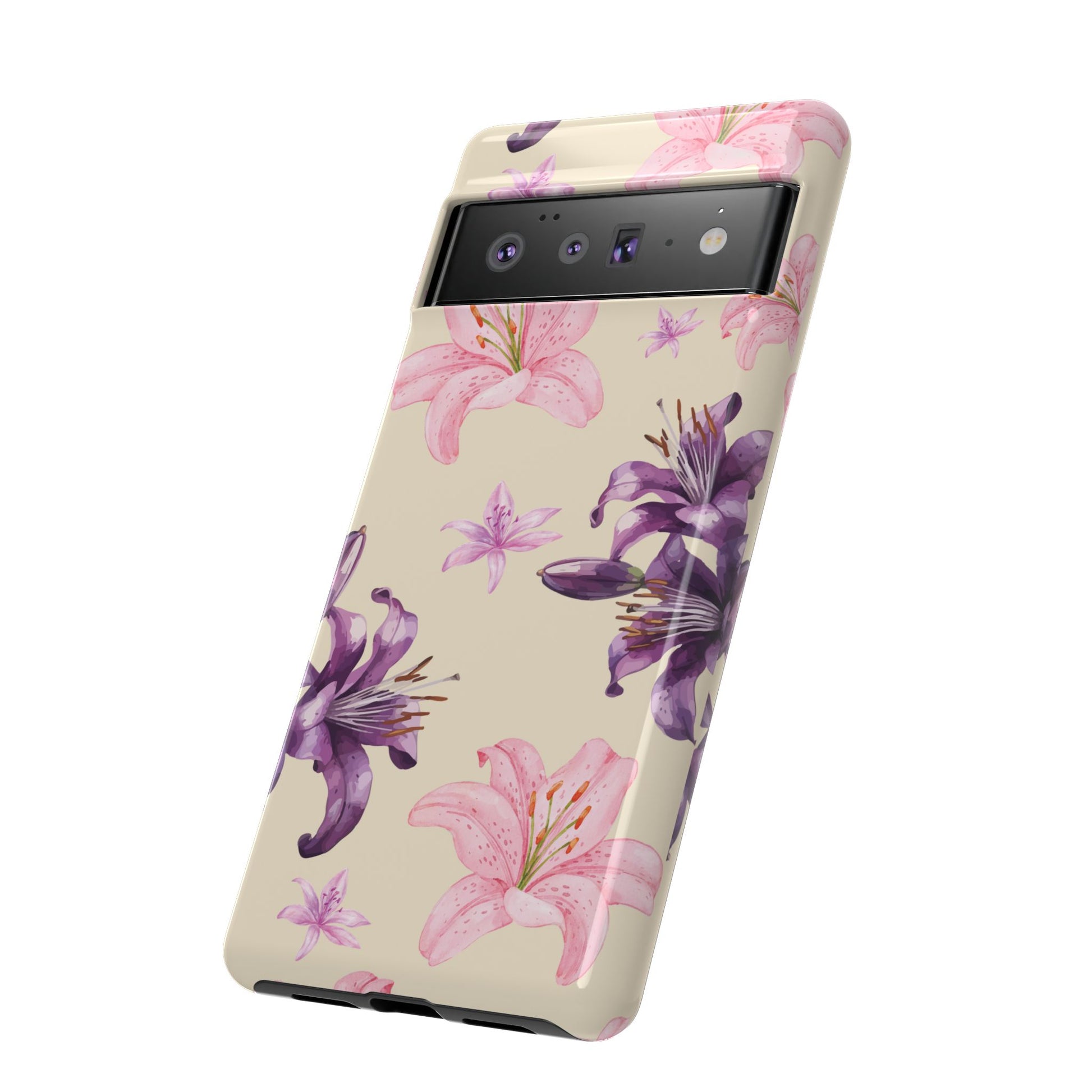 Blooming Tiger Lily Phone Case - Compatible with iPhone, Samsung, and Pixel | Stylish Protective Cover Gift for Her Perfect for Floral Lover