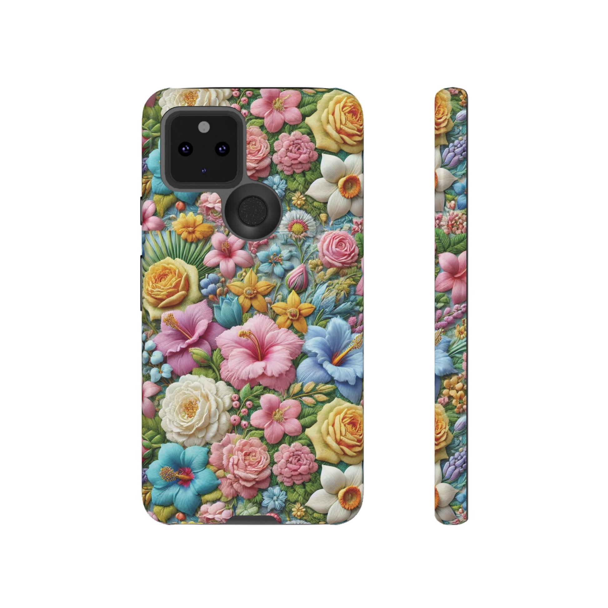 Elegant Pastel Flower Phone Case – Beautiful Floral Design, Durable Protection for Your Device, Stylish and Lightweight, Perfect Gift for Flower Lovers