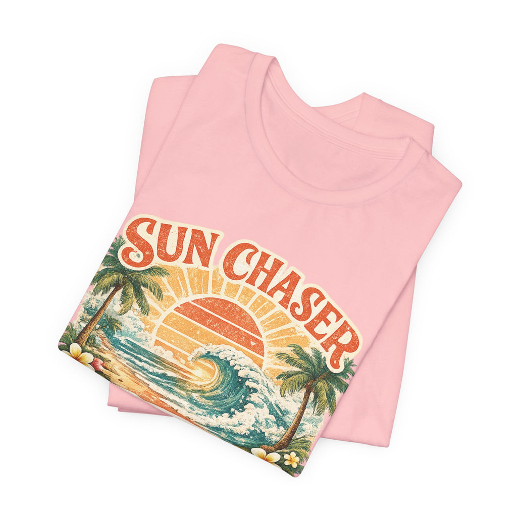 Sun Chaser T-Shirt — Retro Sunrise Graphic Tee Gift Fun