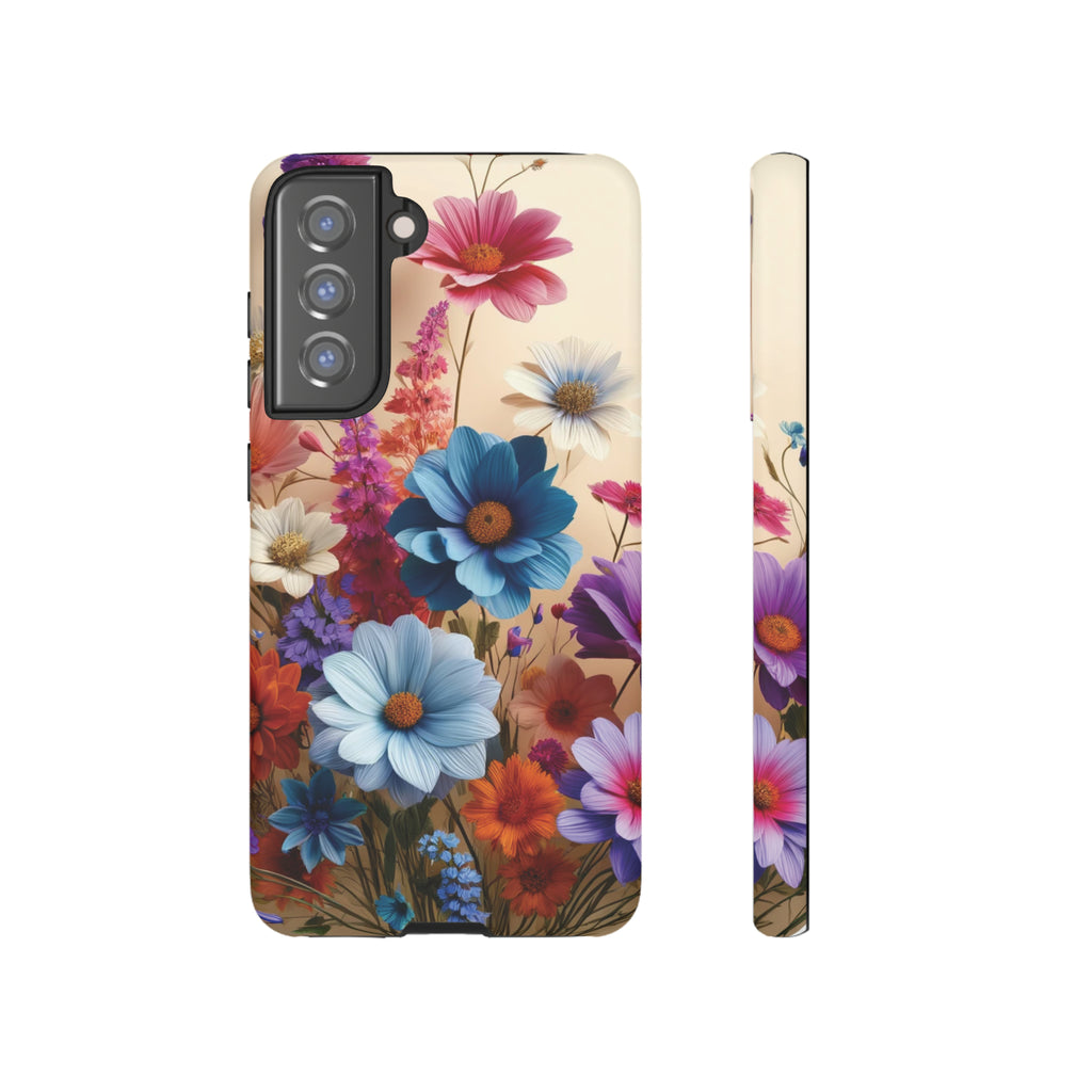 Best Phone Case Floral 3D Illusion Luxury Tough Case Floral Elegant Durable Stylish for Modern Devices iPhone 15, Samsung iPhone Samsung Accessory Gift for Her.