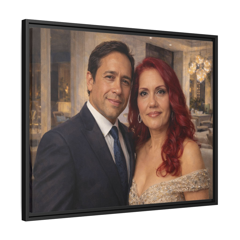 Custom Oil Painting Illusion Canvas – Luxury Portrait Art