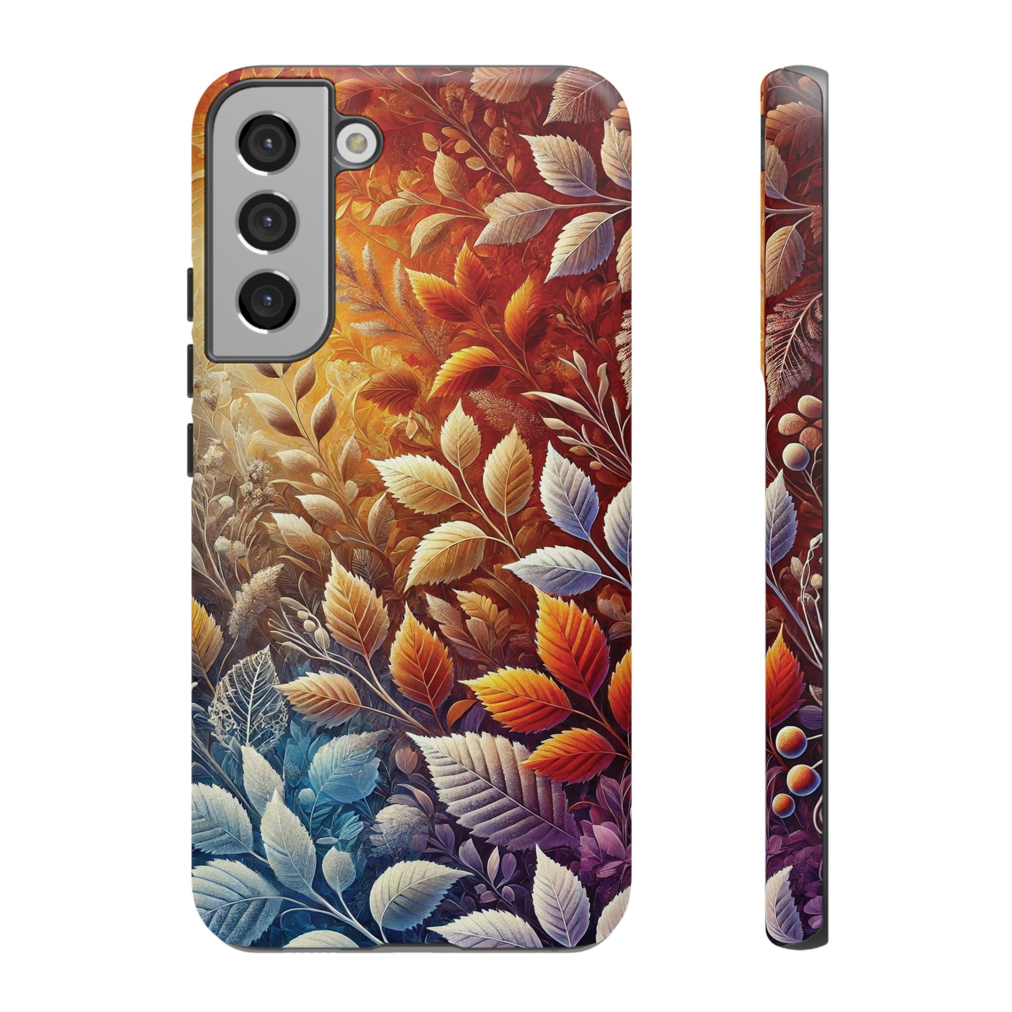Beautiful Colorful Leaves Phone Case Vibrant Autumn Design for iPhone & Samsung, Durable Protection with Eye Catching Style, Perfect for Nature Lovers & Seasonal Charm Gift for Her