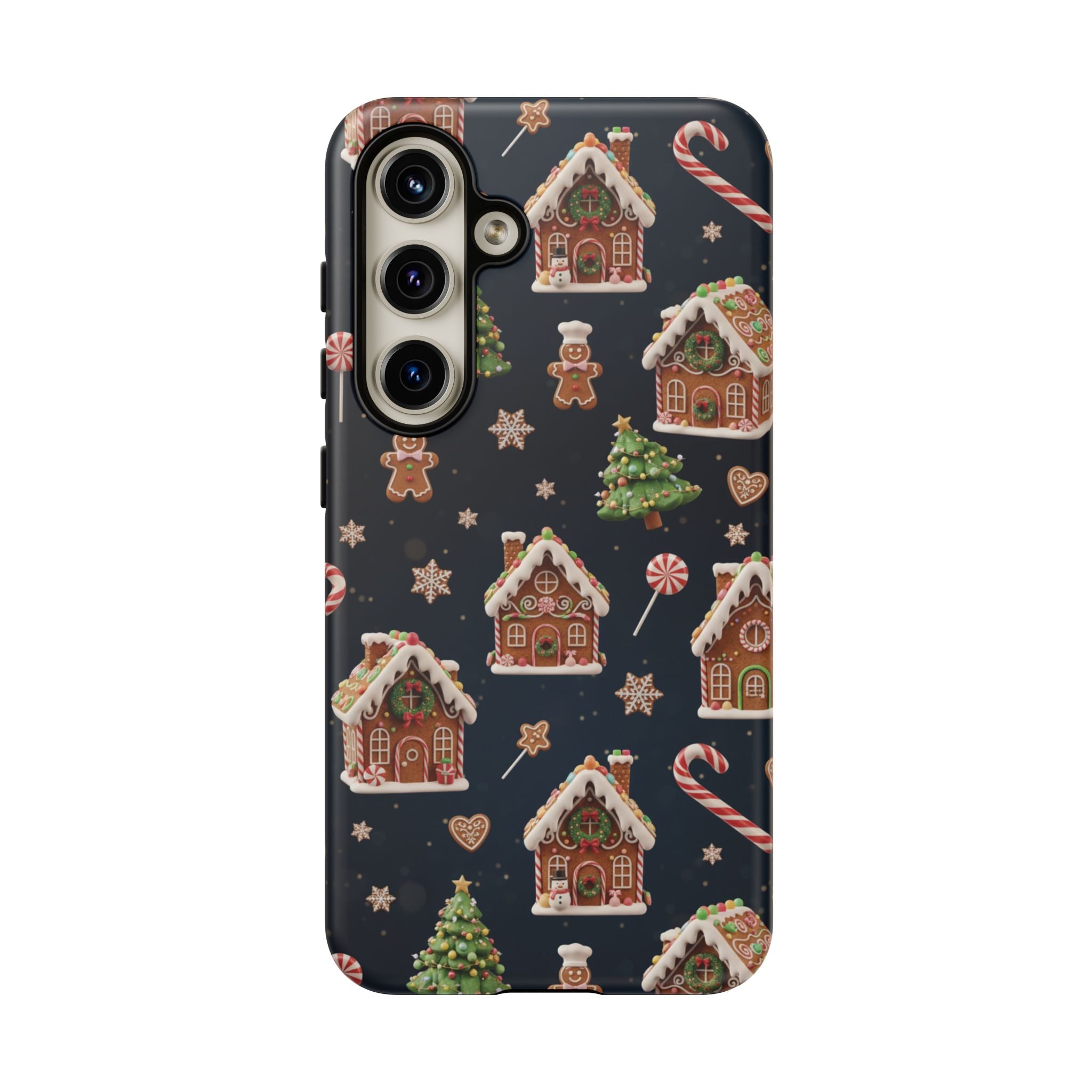 3D Gingerbread House Christmas Phone Case | Premium Holiday Gift Cover for iPhone 17, iPhone, and Samsung Galaxy Gift for Her or Him