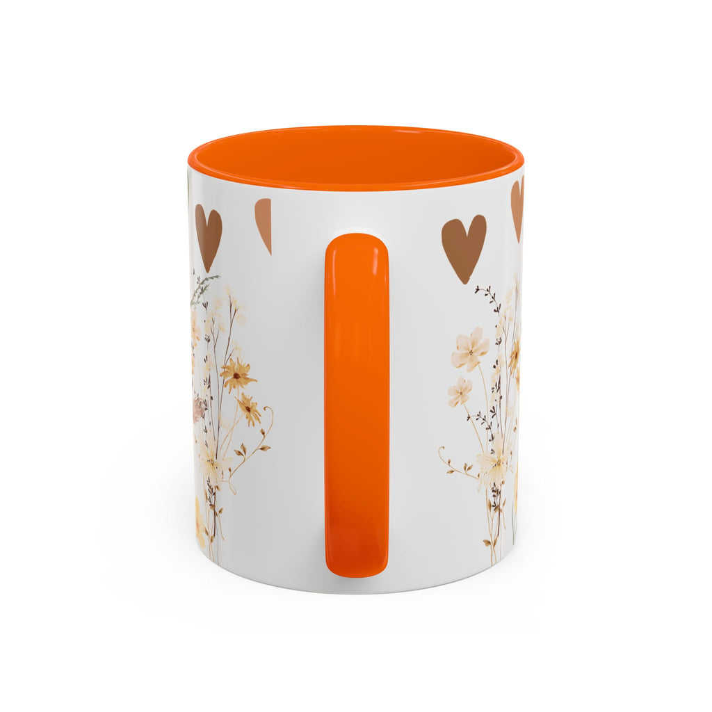 Wildflower Ceramic Mug Elegant Gift for Coffee or Tea Lovers Perfect for Mothers Day Birthdays and Adding Charm to Any Kitchen Gift
