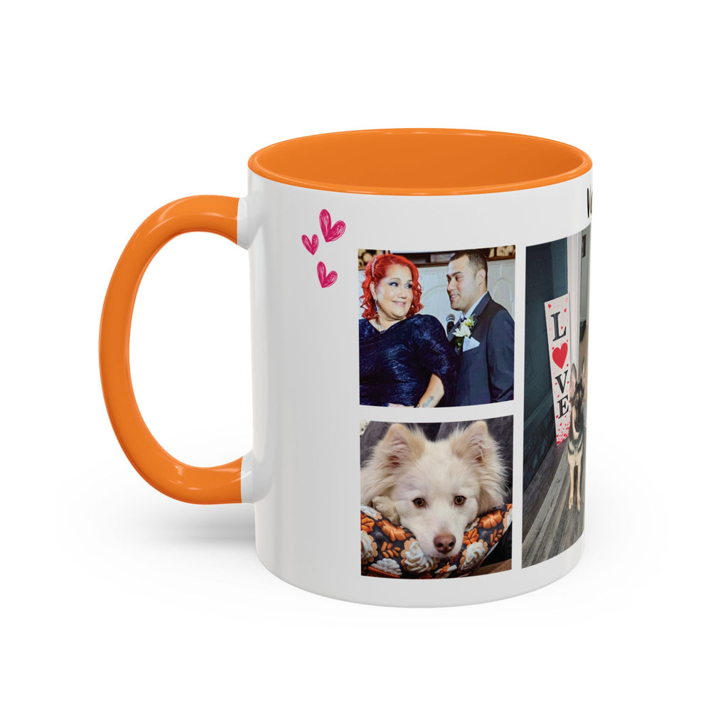 Personalized Photo Collage Coffee Mug, Custom Image Gift for Mom, Mother's Day Present, Colorful 15oz Cup, Birthday Mug, Custom Picture Mug Perfect Giift
