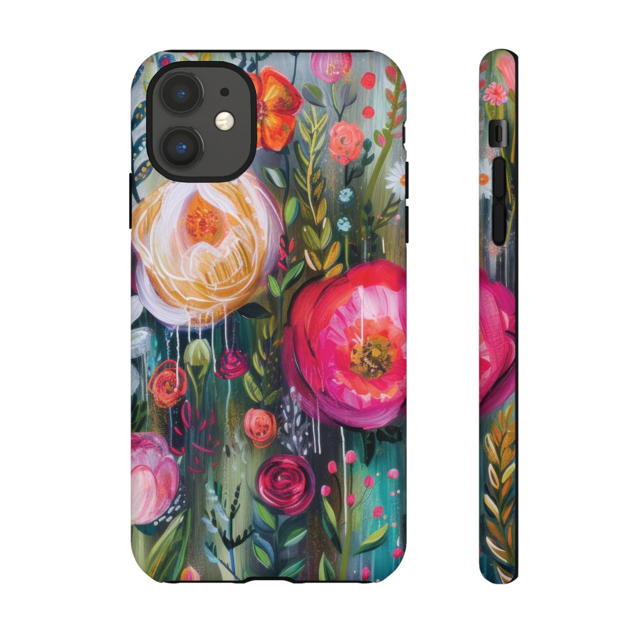 Watercolor Boho Floral Phone Case for iPhone 17 case Samsung, and Pixel | Stylish Protective Cover Gift for Her Perfect for Floral Lover