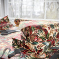 Vintage Christmas Poinsettia Wrapping Paper