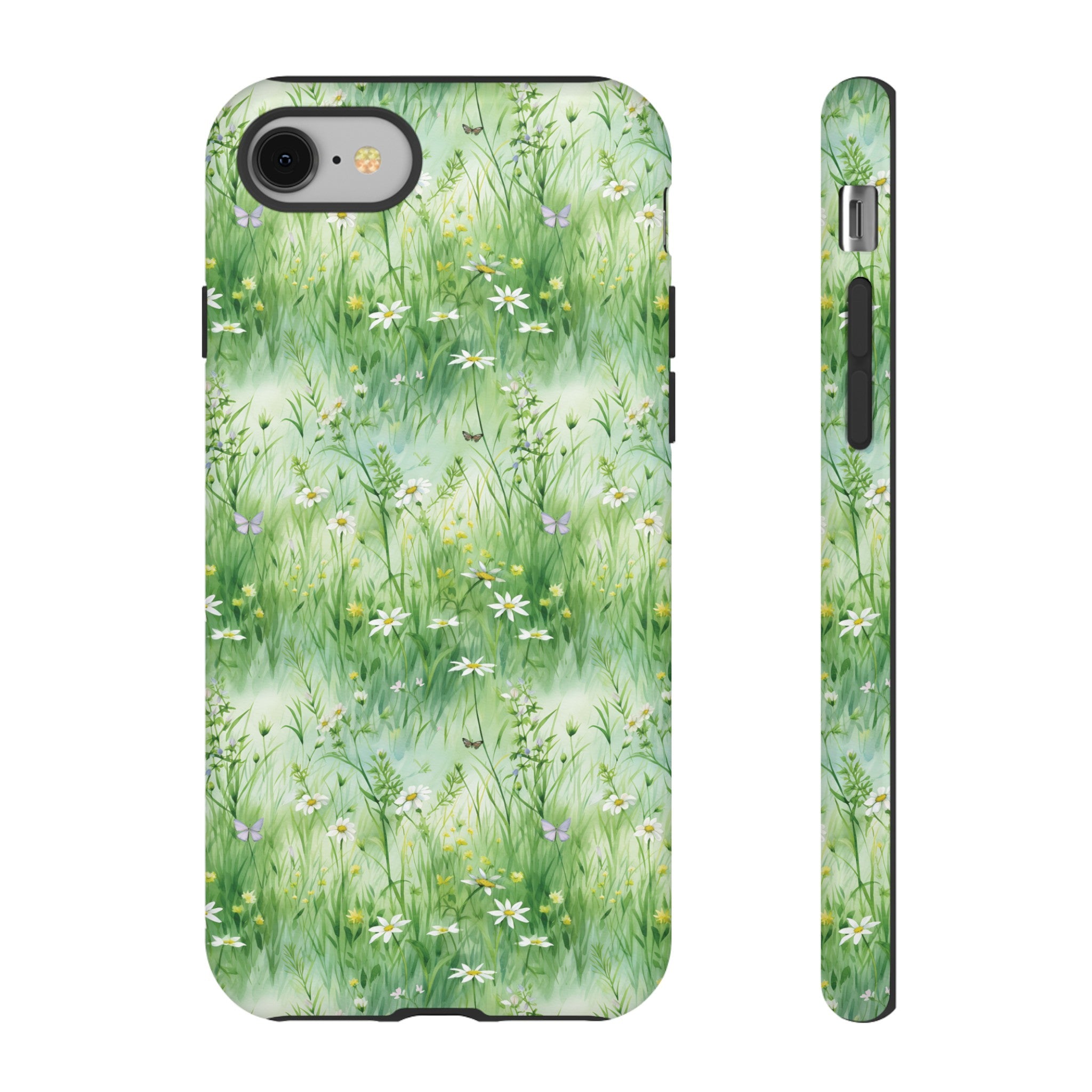 Beautiful Watercolor Grassing Daisy Boho Chic Design Phone Case Protective Cover for All Models Gift for Mom Accessory Gift for Her