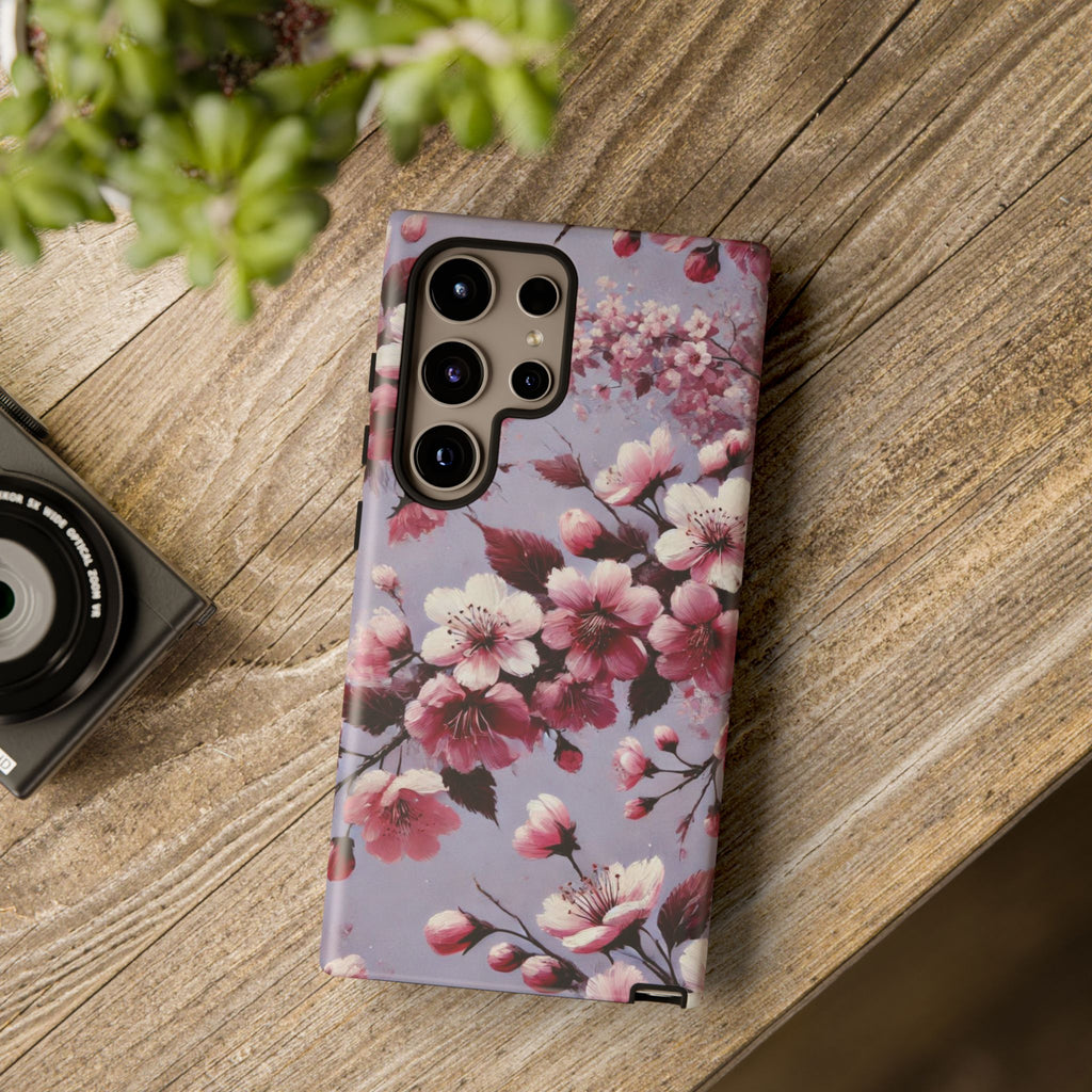 Lavender Floral Phone Case | Fall-Inspired Protective Cover for iPhone, Samsung & Pixel – Perfect Gift for Her