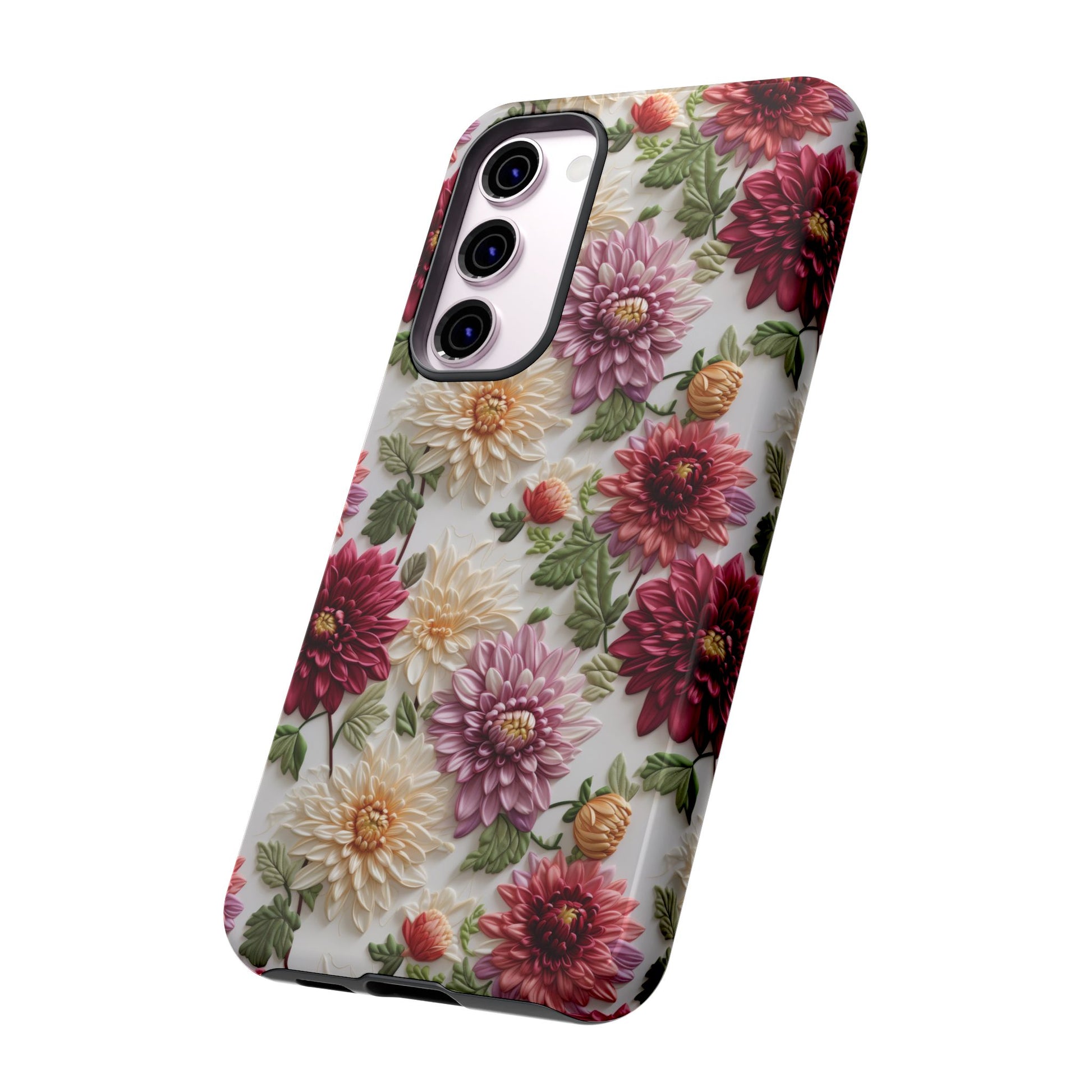 Floral Fall Phone Case for iPhone 16 pro15 14 13 12  21 23 Samsung, and Pixel | Stylish Protective Cover Gift for Her Perfect for Floral Lover