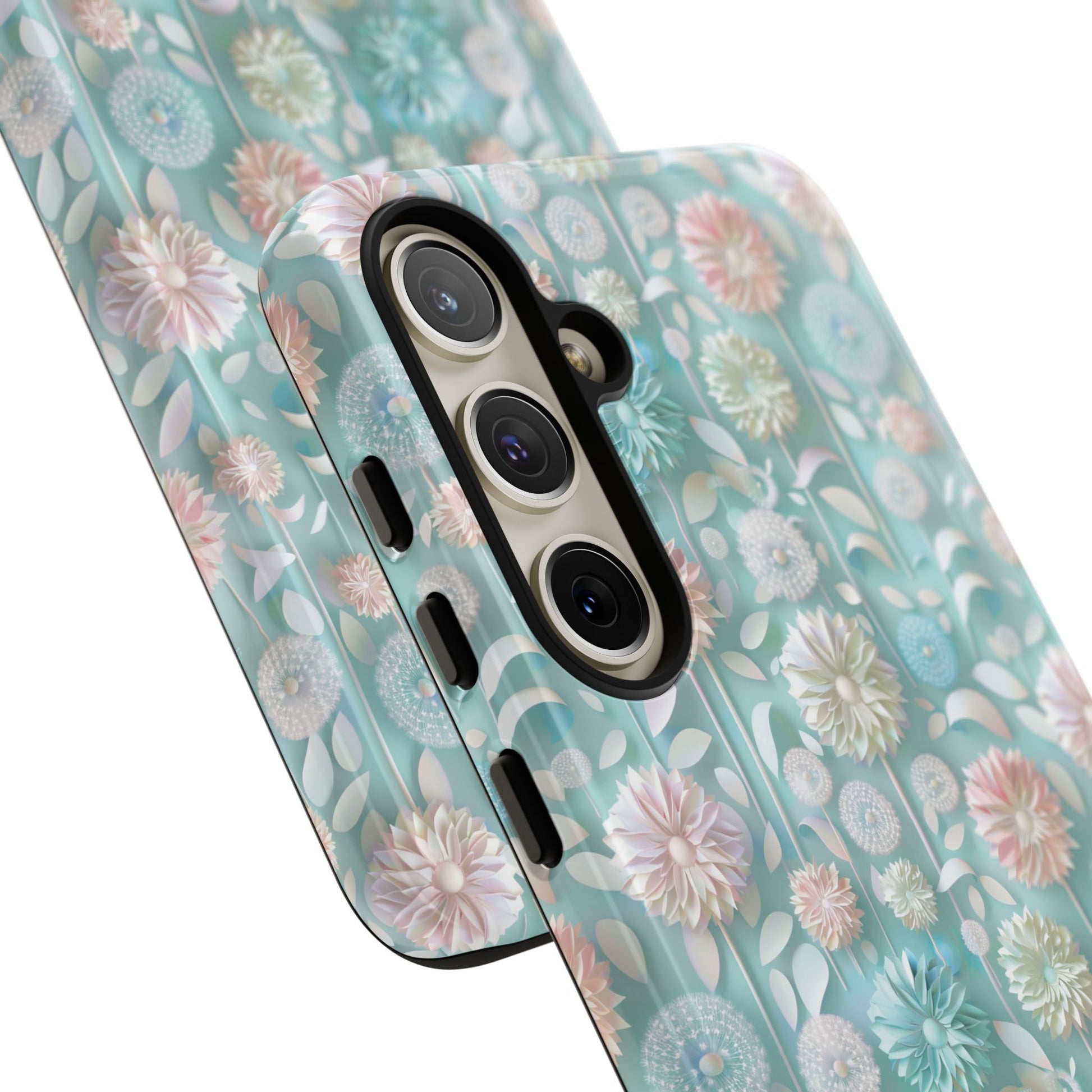 Pastel Floral Phone Case for iPhone & Samsung | Elegant and Slim Design with Shockproof Protection | Durable, Scratch-Resistant, and Lightweight | Stylish Accessory