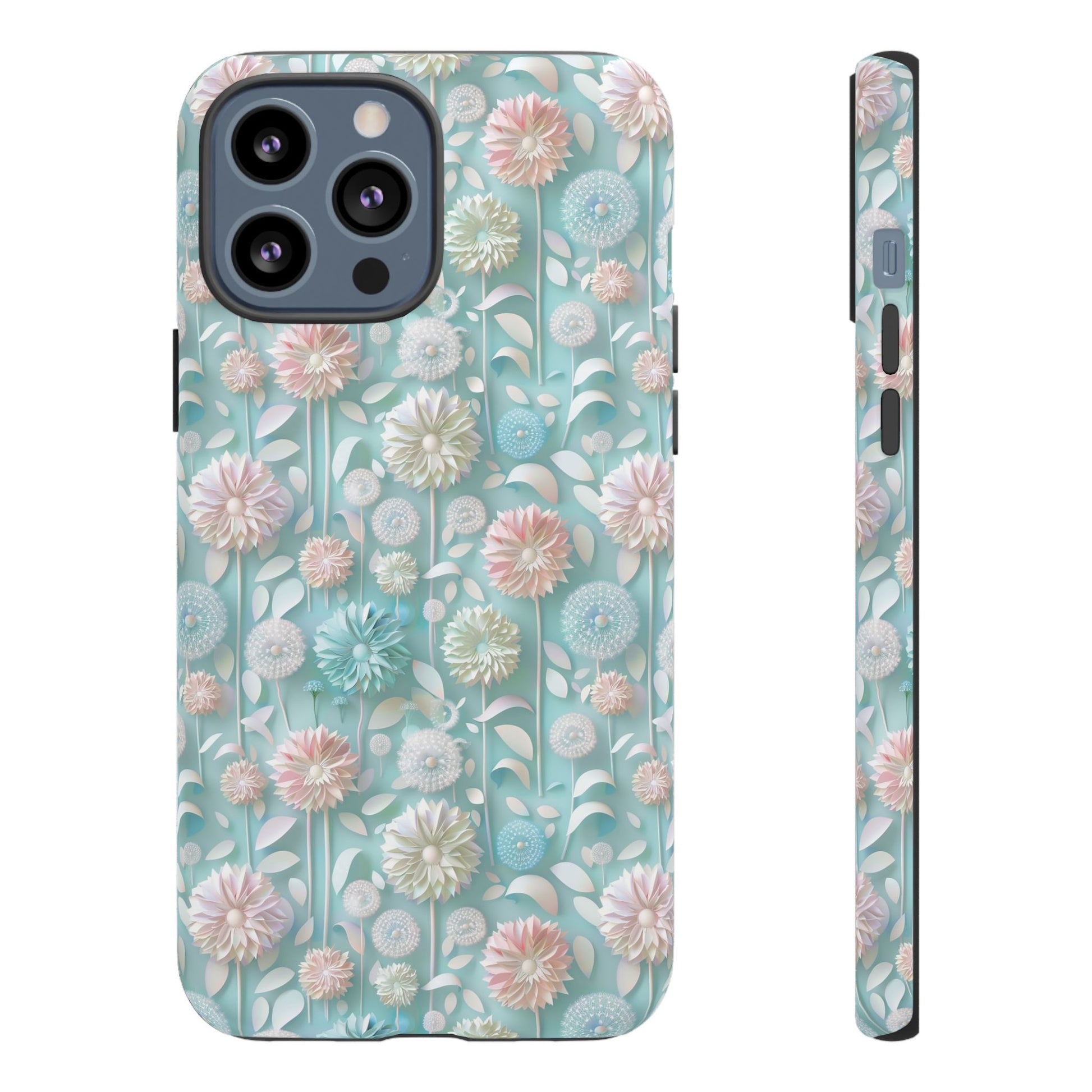 Pastel Floral Phone Case for iPhone & Samsung | Elegant and Slim Design with Shockproof Protection | Durable, Scratch-Resistant, and Lightweight | Stylish Accessory