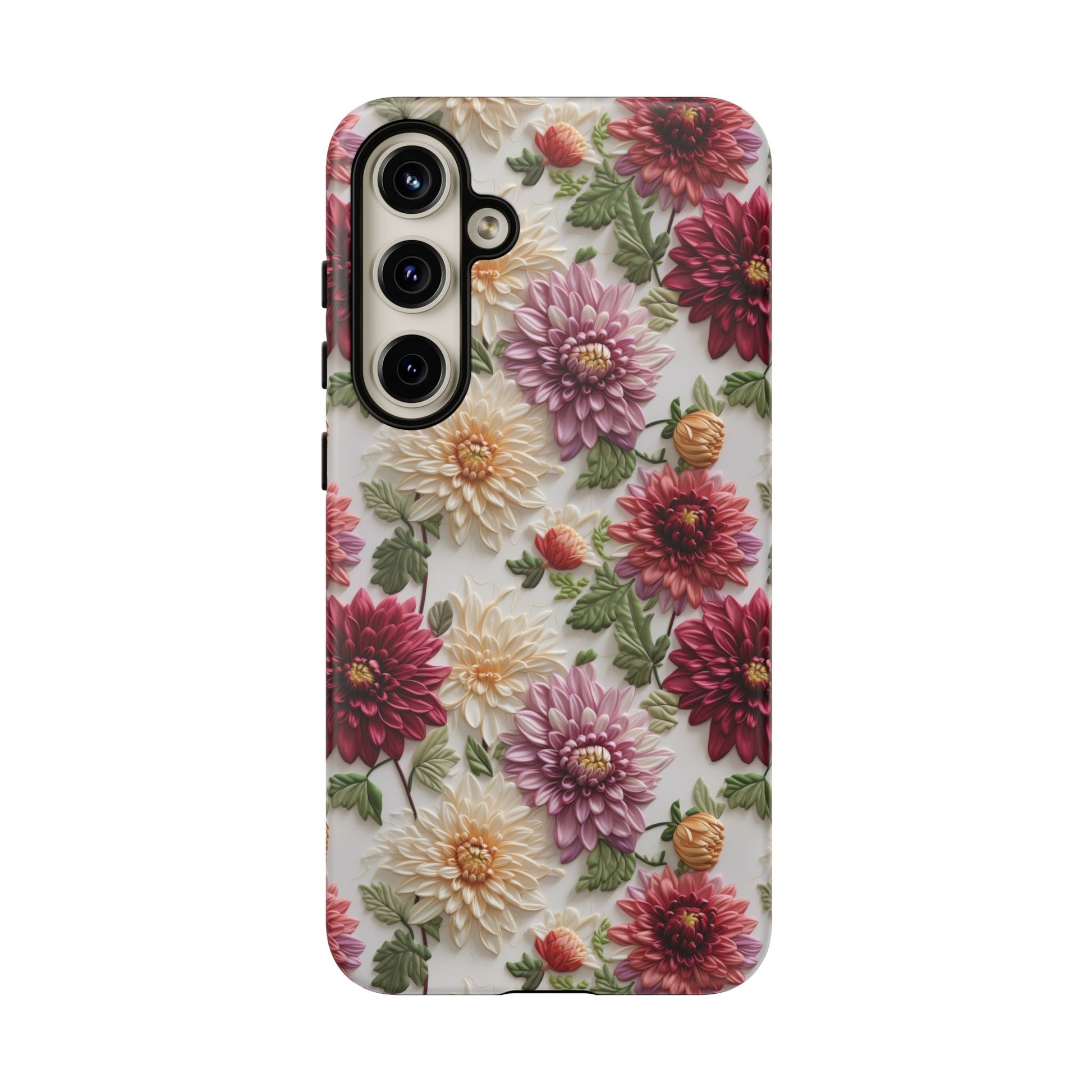 Floral Fall Phone Case for iPhone 16 pro15 14 13 12  21 23 Samsung, and Pixel | Stylish Protective Cover Gift for Her Perfect for Floral Lover