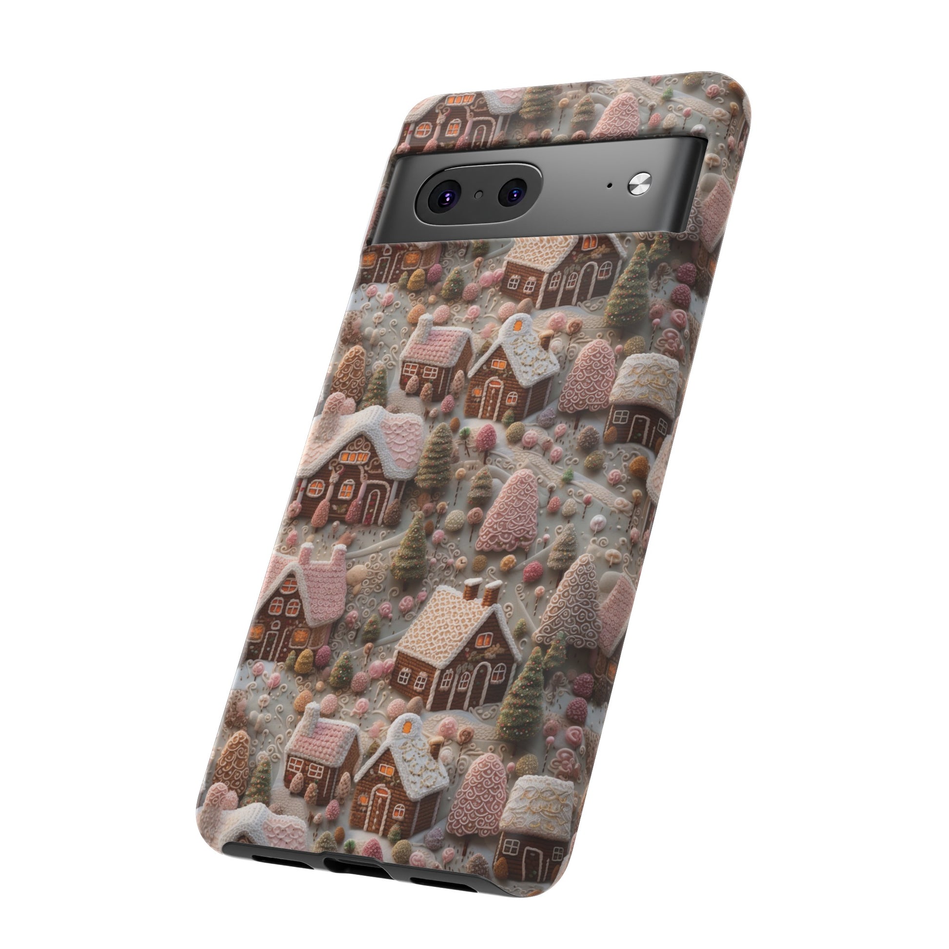 Gingerbread House 3D Phone Case Durable for iPhone Samsung Gift iPhone 15, 14, 13 Samsung Pixel Gift for Mom Accessory Gift for Her