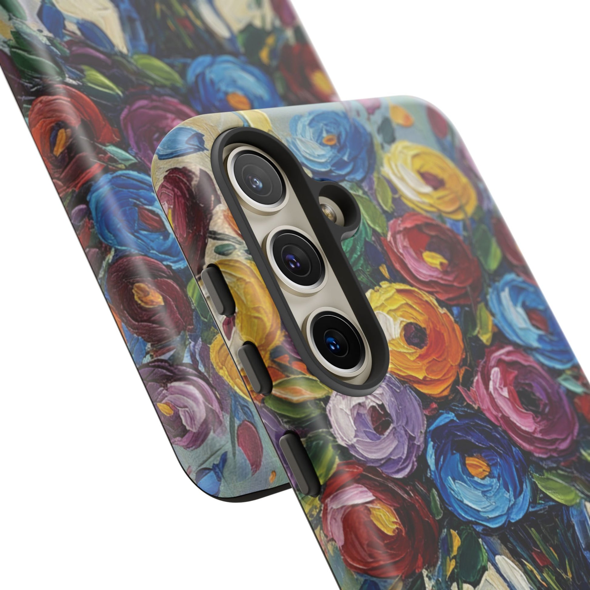 Floral Luxury Oil Painting Illusion Tough Case — Floral Art Phone Case for Art Lovers