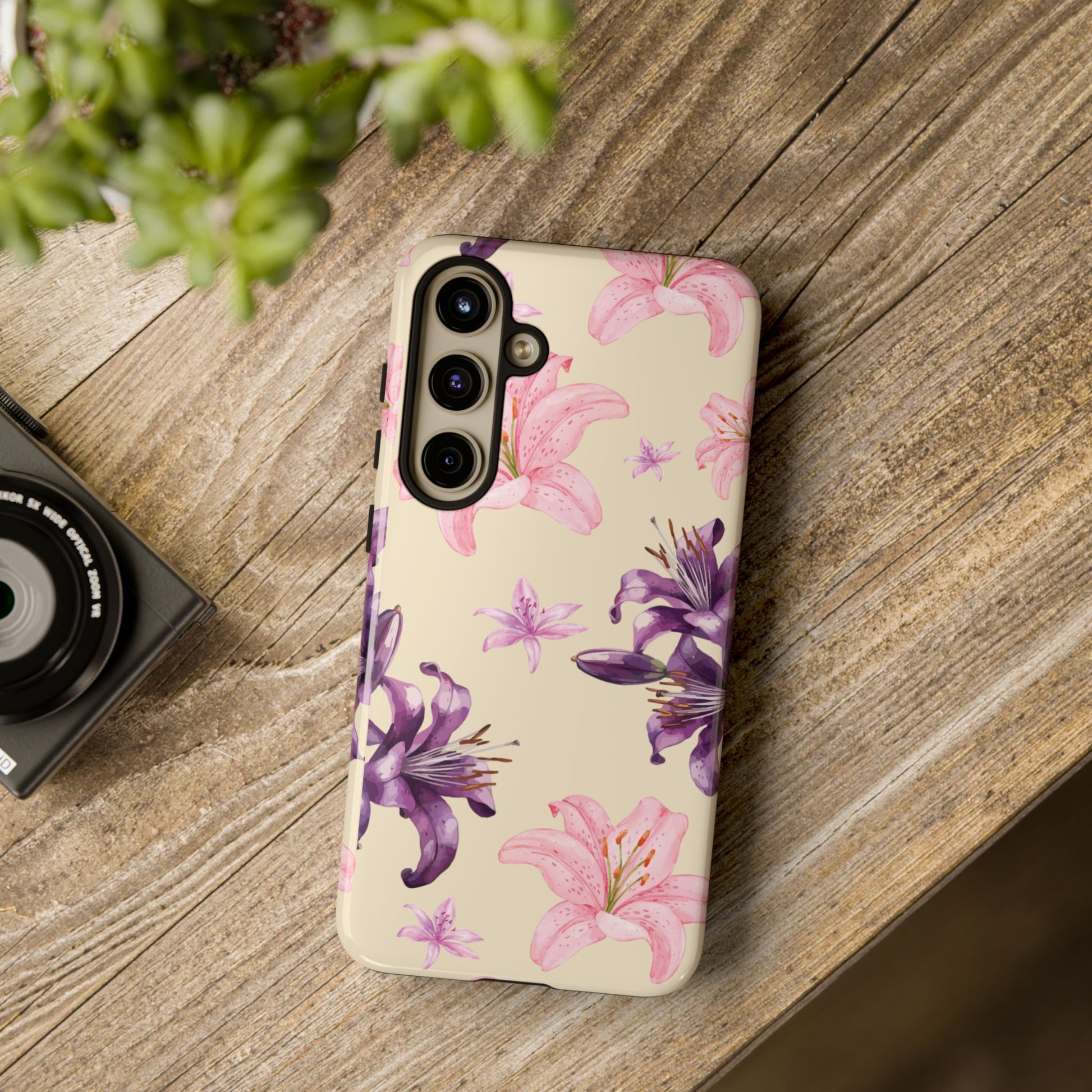 Blooming Tiger Lily Phone Case - Compatible with iPhone, Samsung, and Pixel | Stylish Protective Cover Gift for Her Perfect for Floral Lover