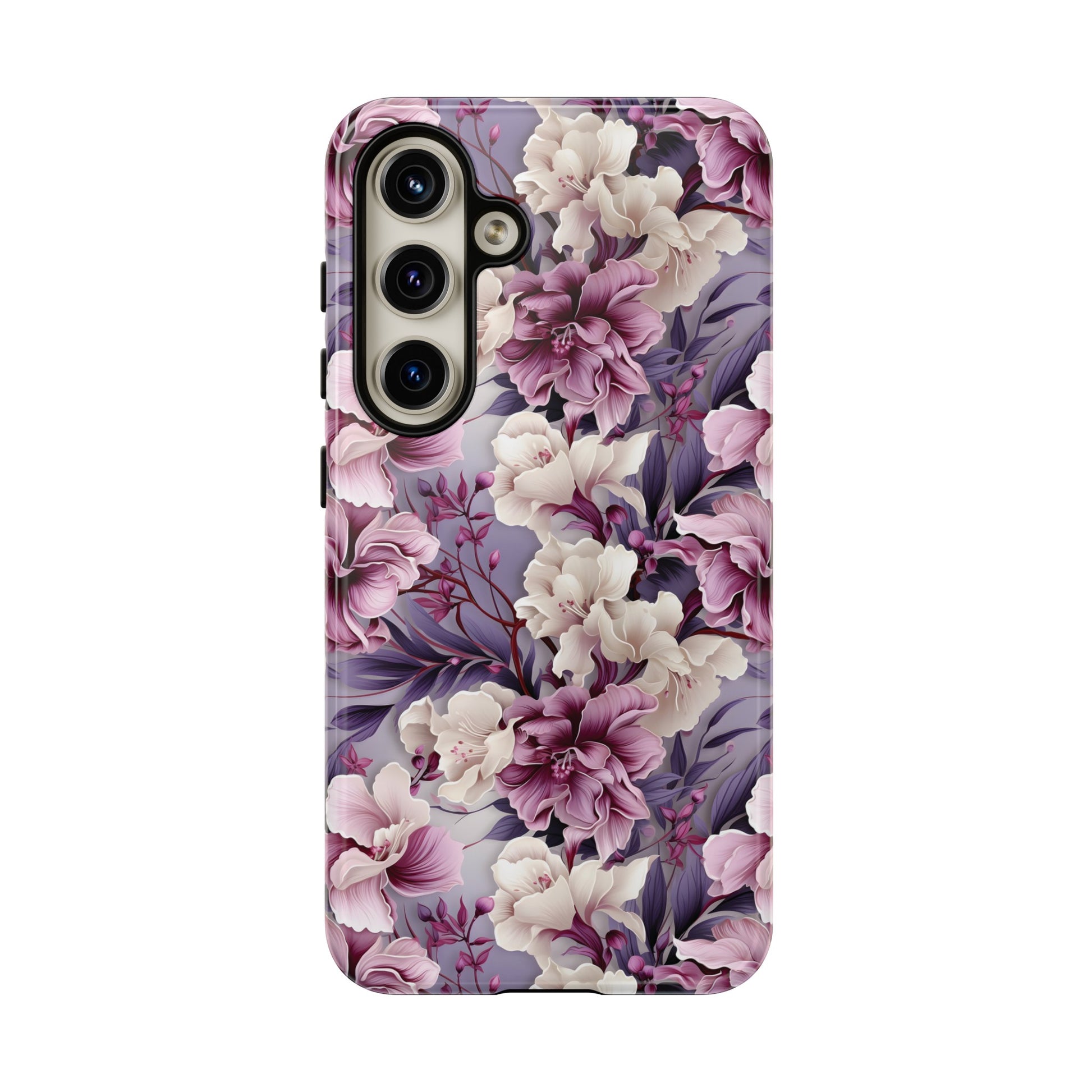 Lavender Flowers Protective Phone Case Gift for Her Phone 15, Samsung iPhone Samsung Gift for Her Case iPhone 15, Samsung