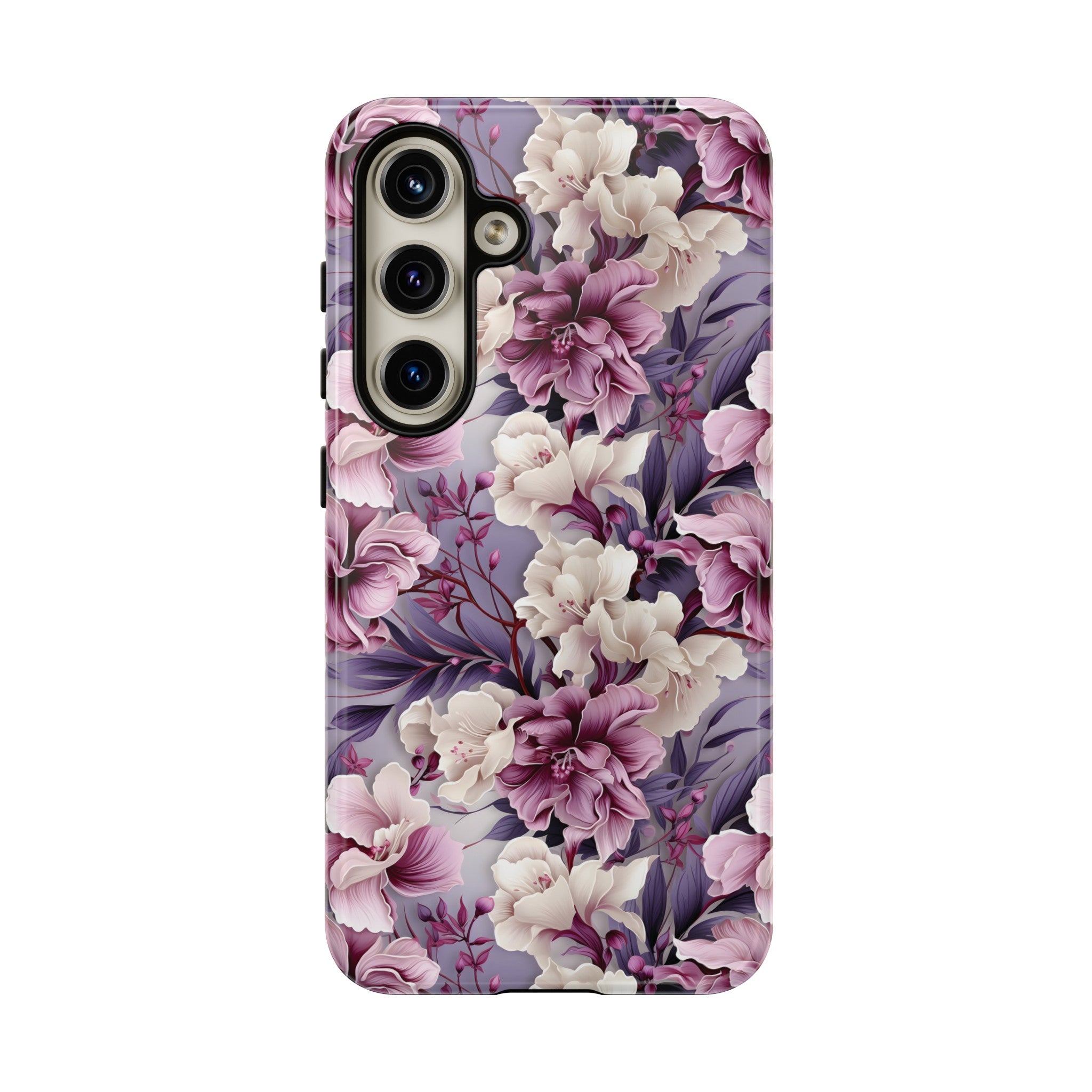 Lavender Flowers Protective Phone Case Gift for Her Phone 15, Samsung iPhone Samsung Gift for Her Case iPhone 15, Samsung