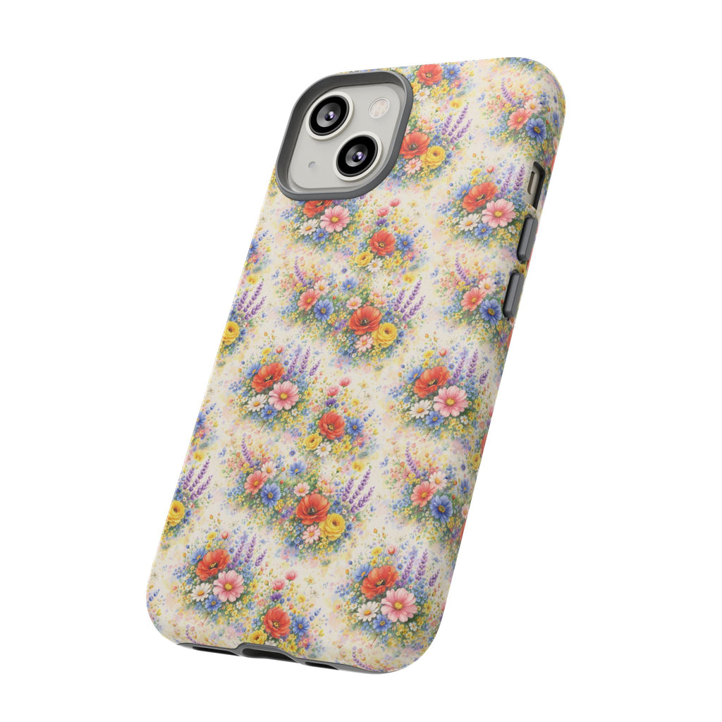 Watercolor Wildflowers Phone Case — Tough Cases