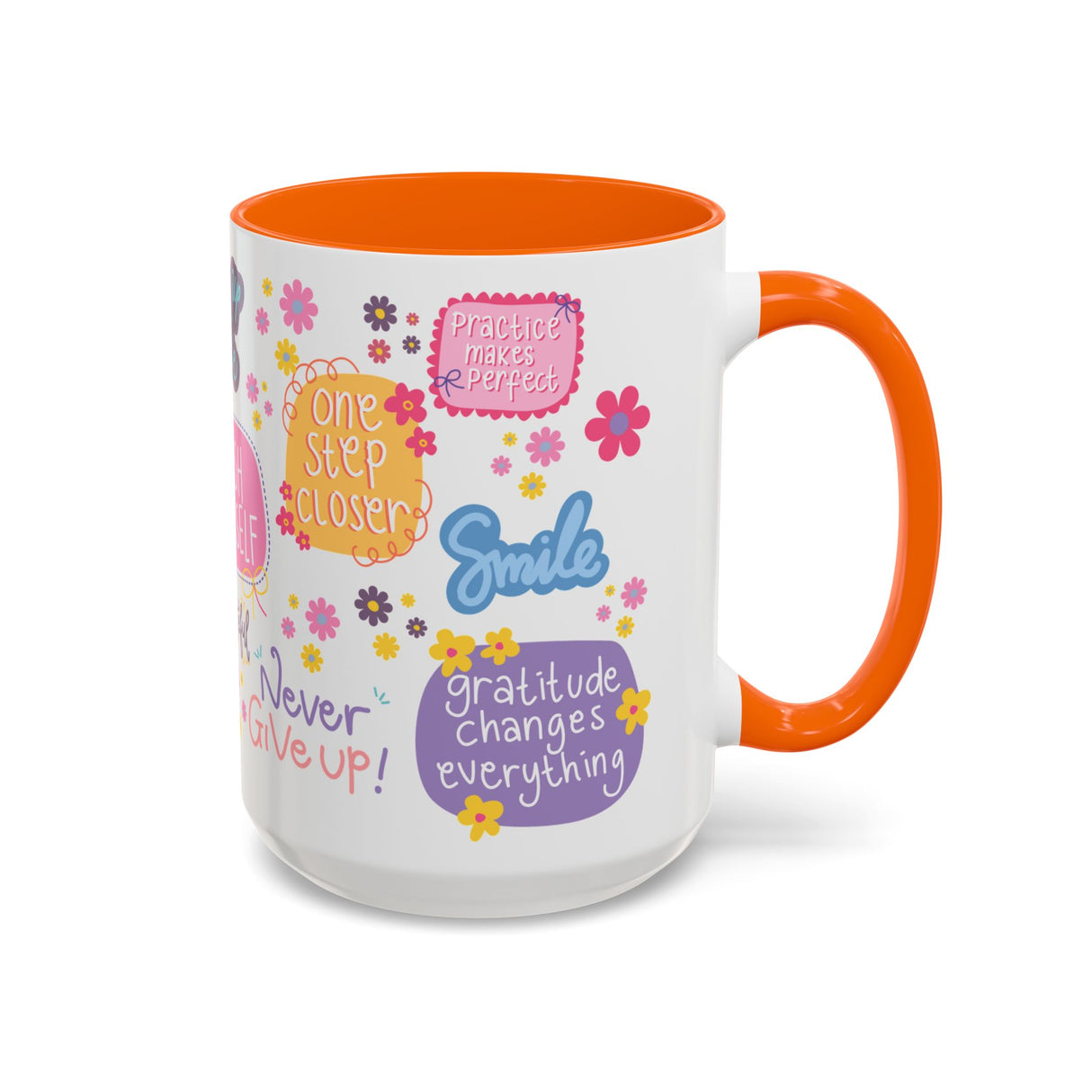Good Vibes Only Coffee Mug 11 & 15 oz Ceramic Inspirational Cup, Positive Affirmation Gift for Mom, Teacher & Coworker | Morning Motivation Mother's Day, or Cozy Spring Mornings