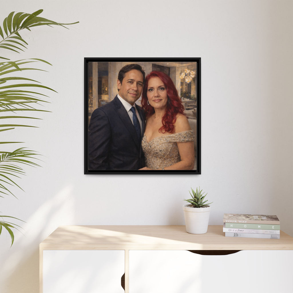 Custom Oil Painting Illusion Canvas – Luxury Portrait Art