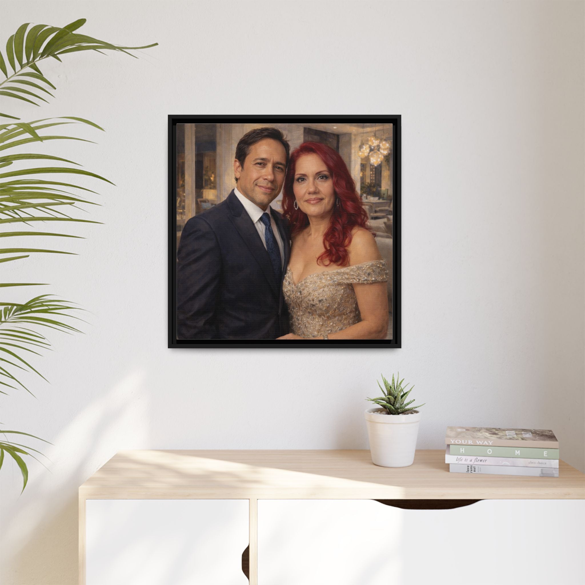 Custom Oil Painting Illusion Canvas – Luxury Portrait Art